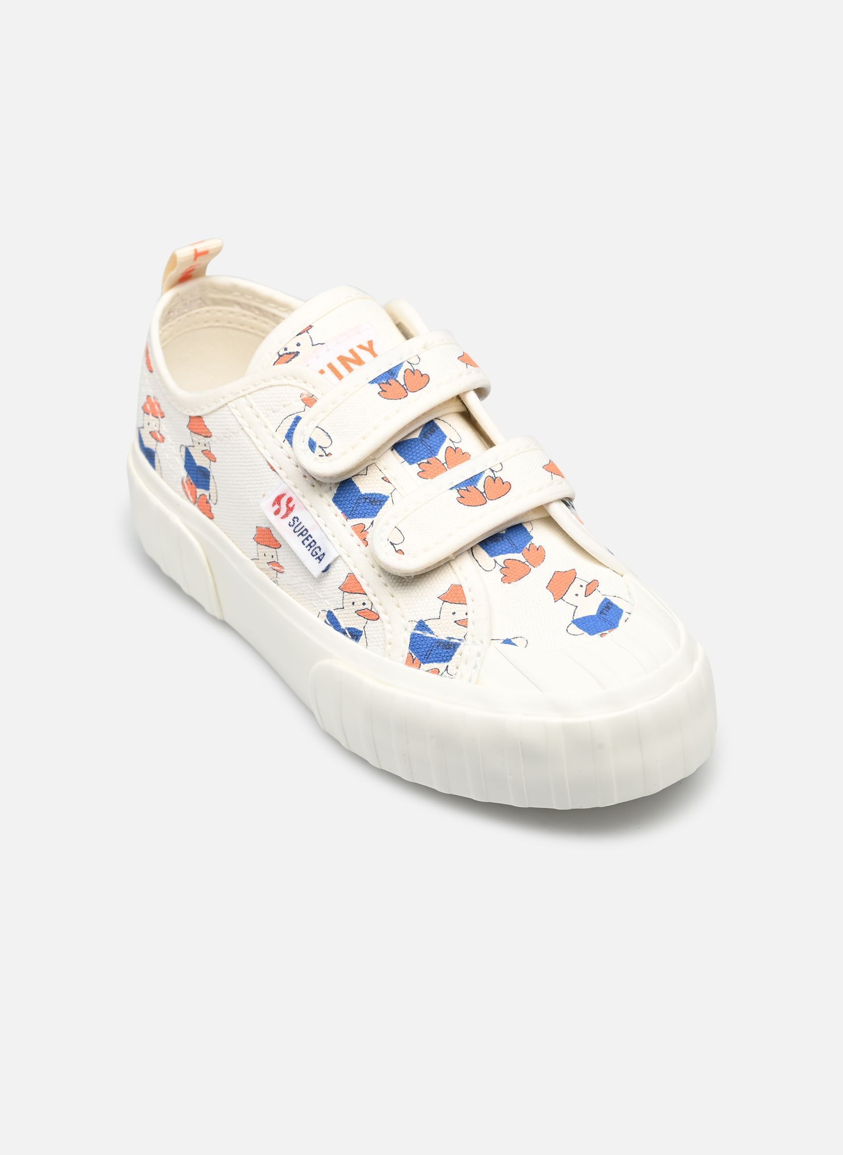 Niedrige Sneaker Tiny X Superga Readers Sneakers weiß Tinycottons Niedrige Sneaker Tiny X Superga Readers Sneakers weiß Off-White