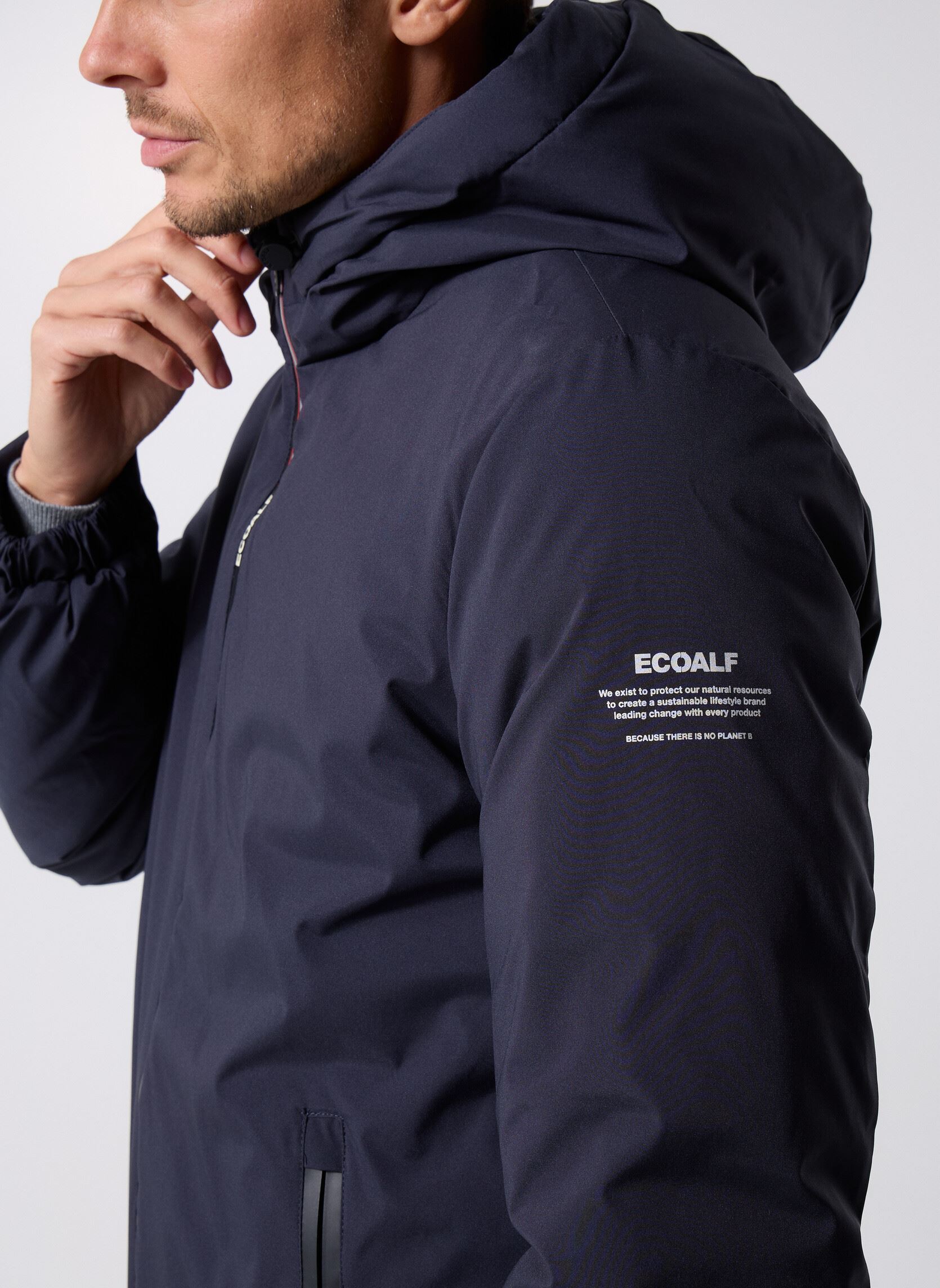 Parkas Pasu Jacket herren blau Ecoalf Parkas Pasu Jacket herren blau Deep navy