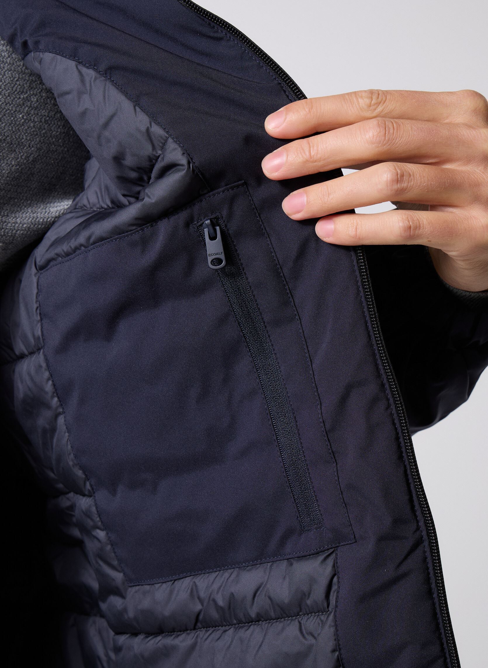 Parkas Pasu Jacket herren blau Ecoalf Parkas Pasu Jacket herren blau Deep navy