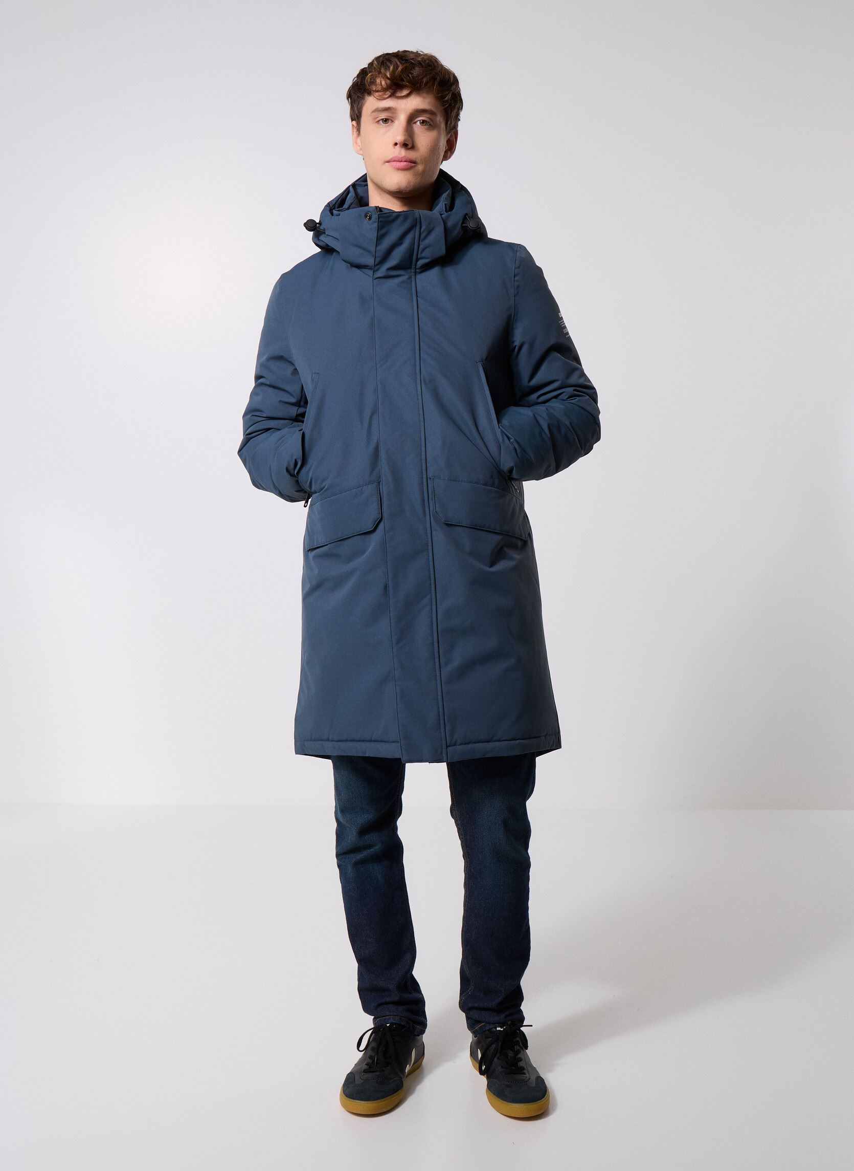 GIACCA DENALI CON CAPPUCCIO VERDE DA DONNA
