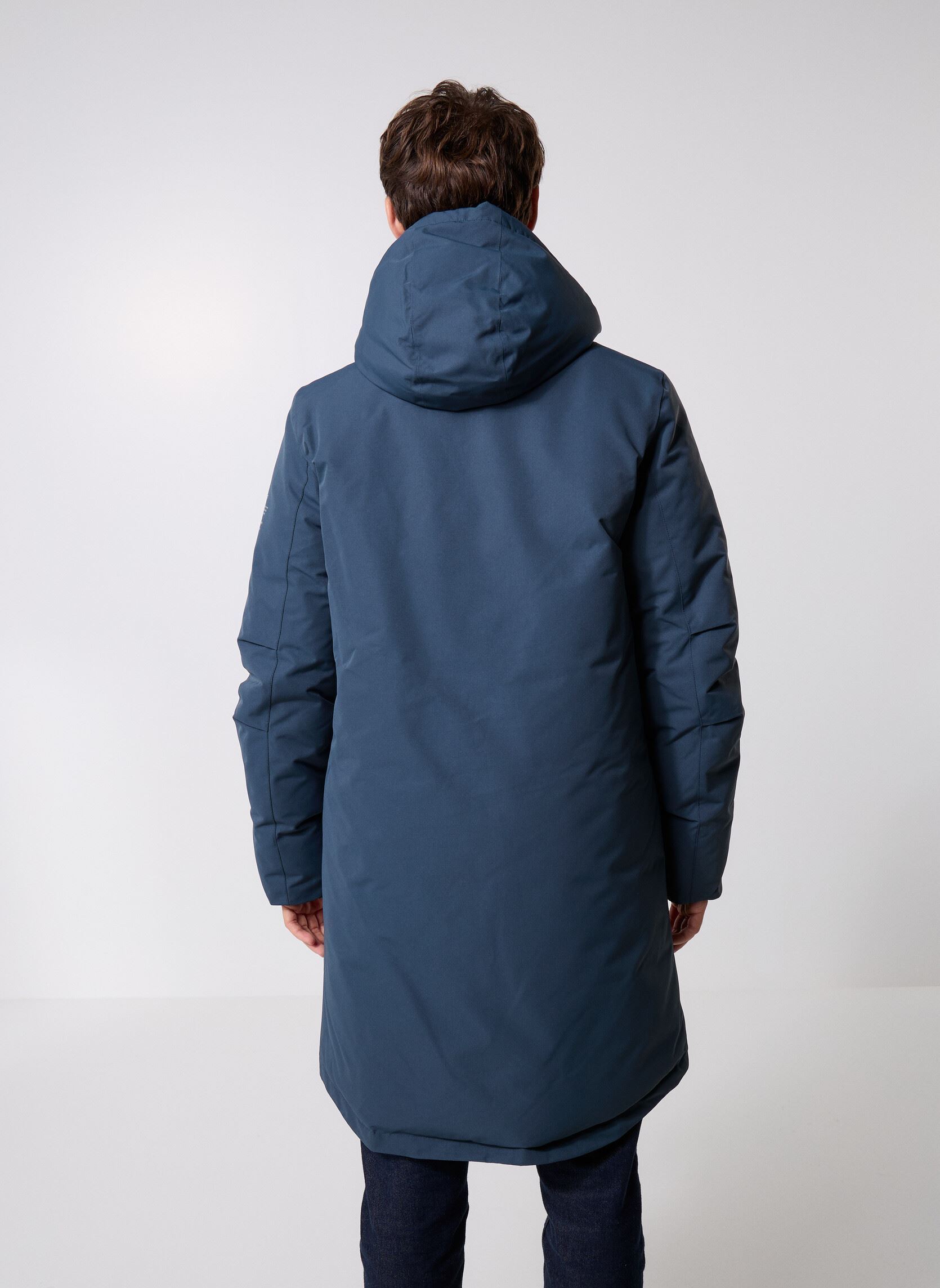 Winterjas New Iceberg Jacket heren blauw Ecoalf Winterjas New Iceberg Jacket heren blauw STEEL BLUE