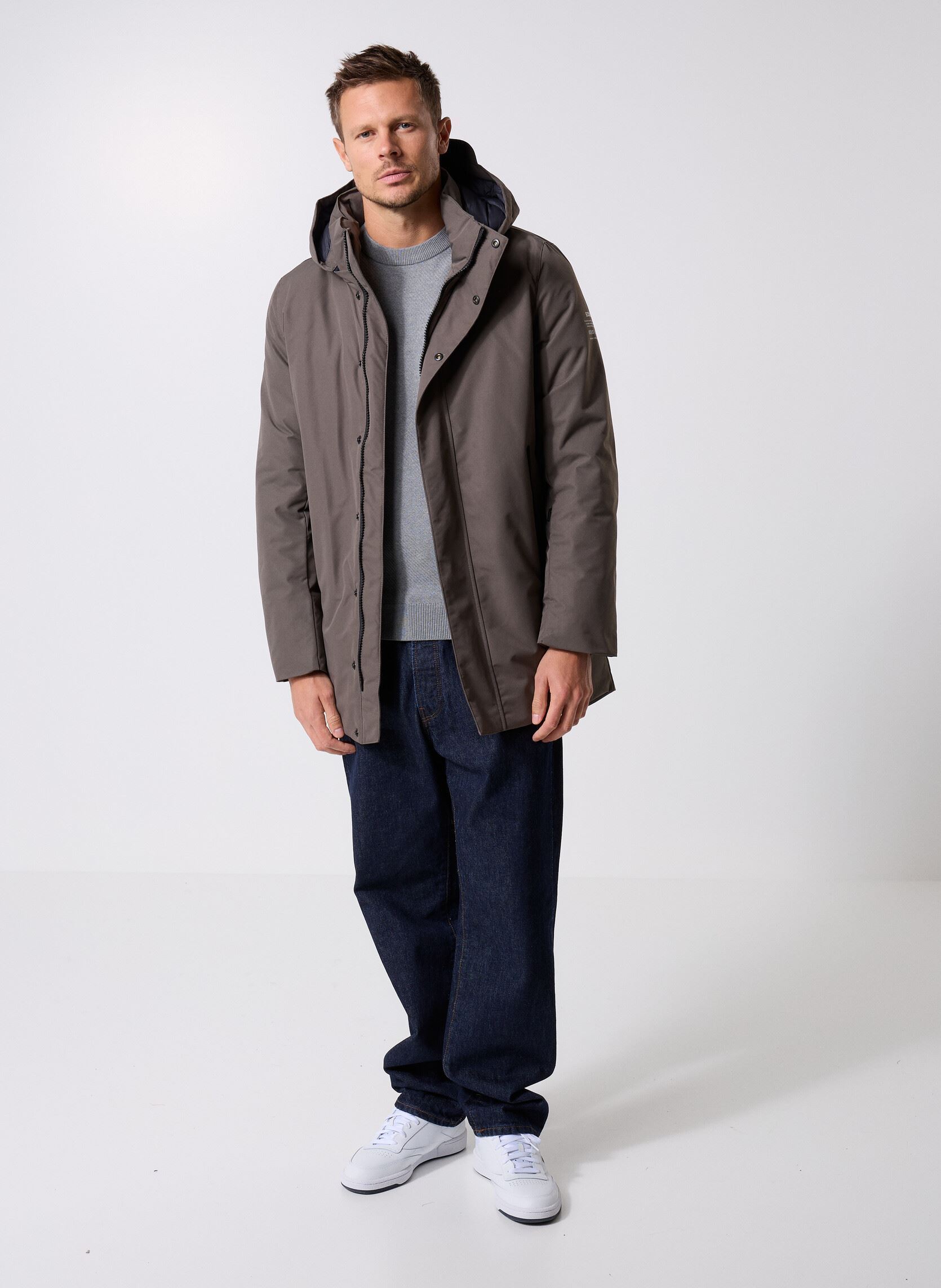 Parkas Parko Jacket herren grau Ecoalf Parkas Parko Jacket herren grau Asteroid