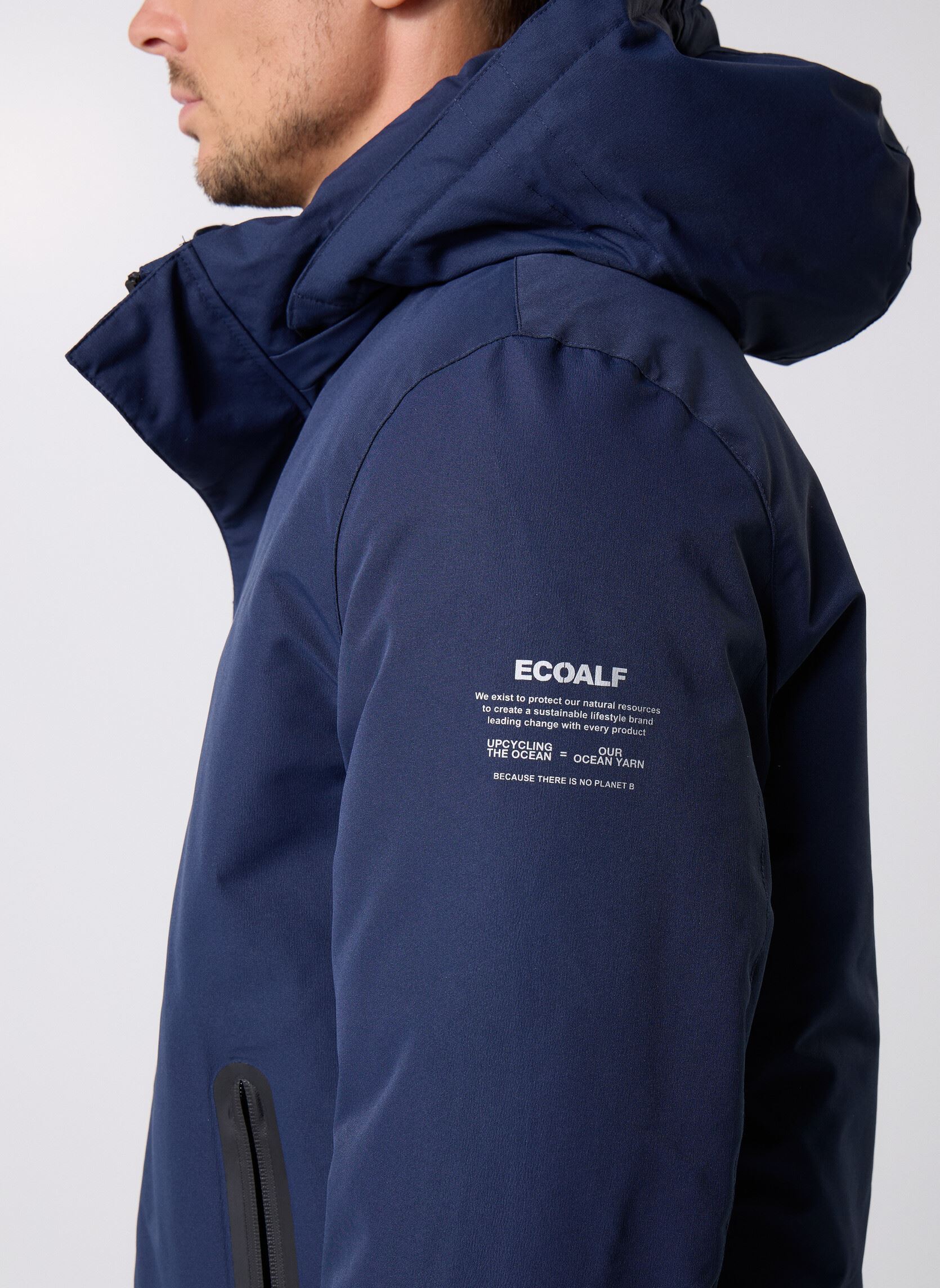 Parkas Parko Jacket herren blau Ecoalf Parkas Parko Jacket herren blau Blue Navy