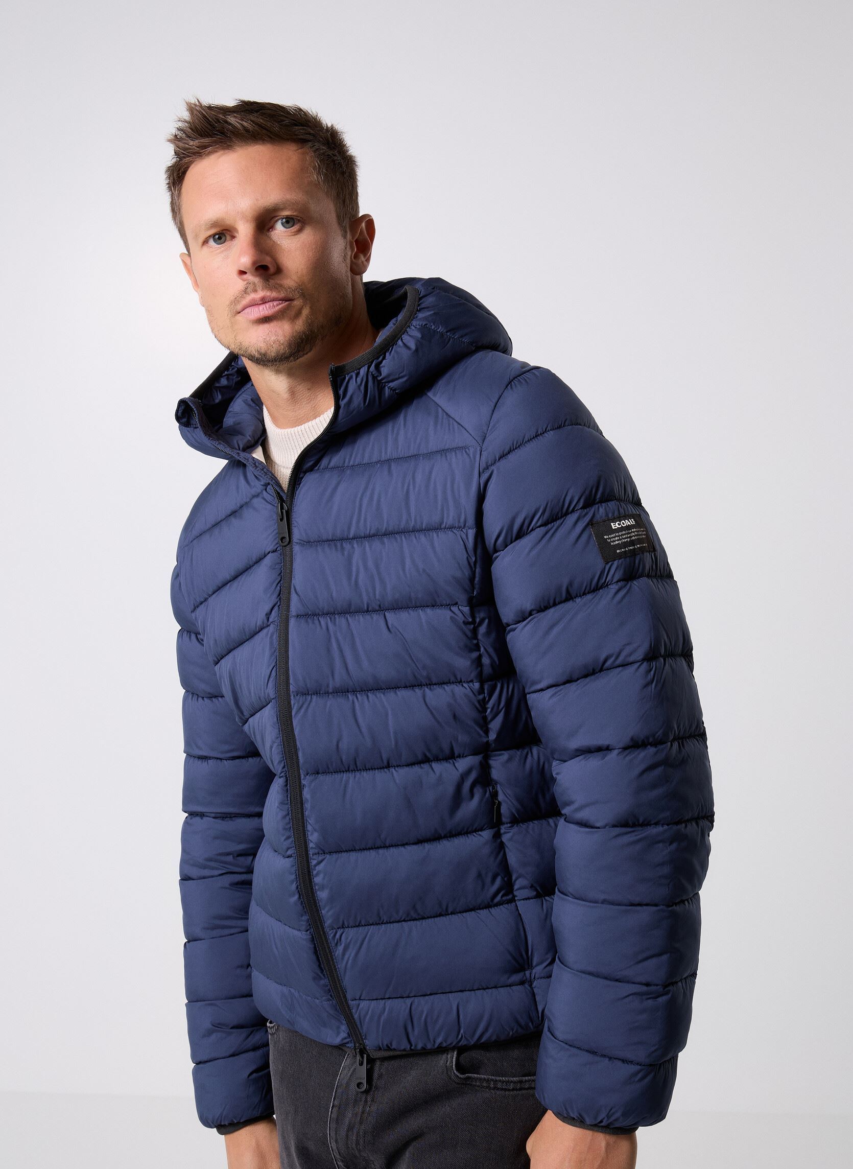 Daunenjacken Aspenalf Jacket herren blau Ecoalf Daunenjacken Aspenalf Jacket herren blau Blue Navy