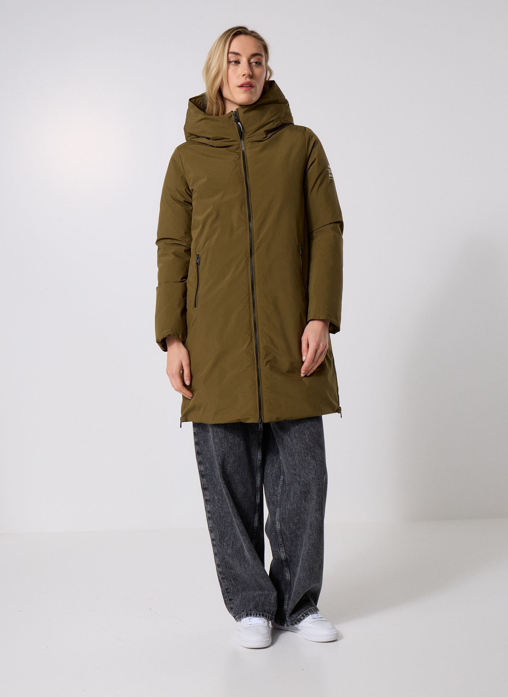 Parkas Mati Jacket Woman femme vert Ecoalf Parkas Mati Jacket Woman femme vert Olive Khaki