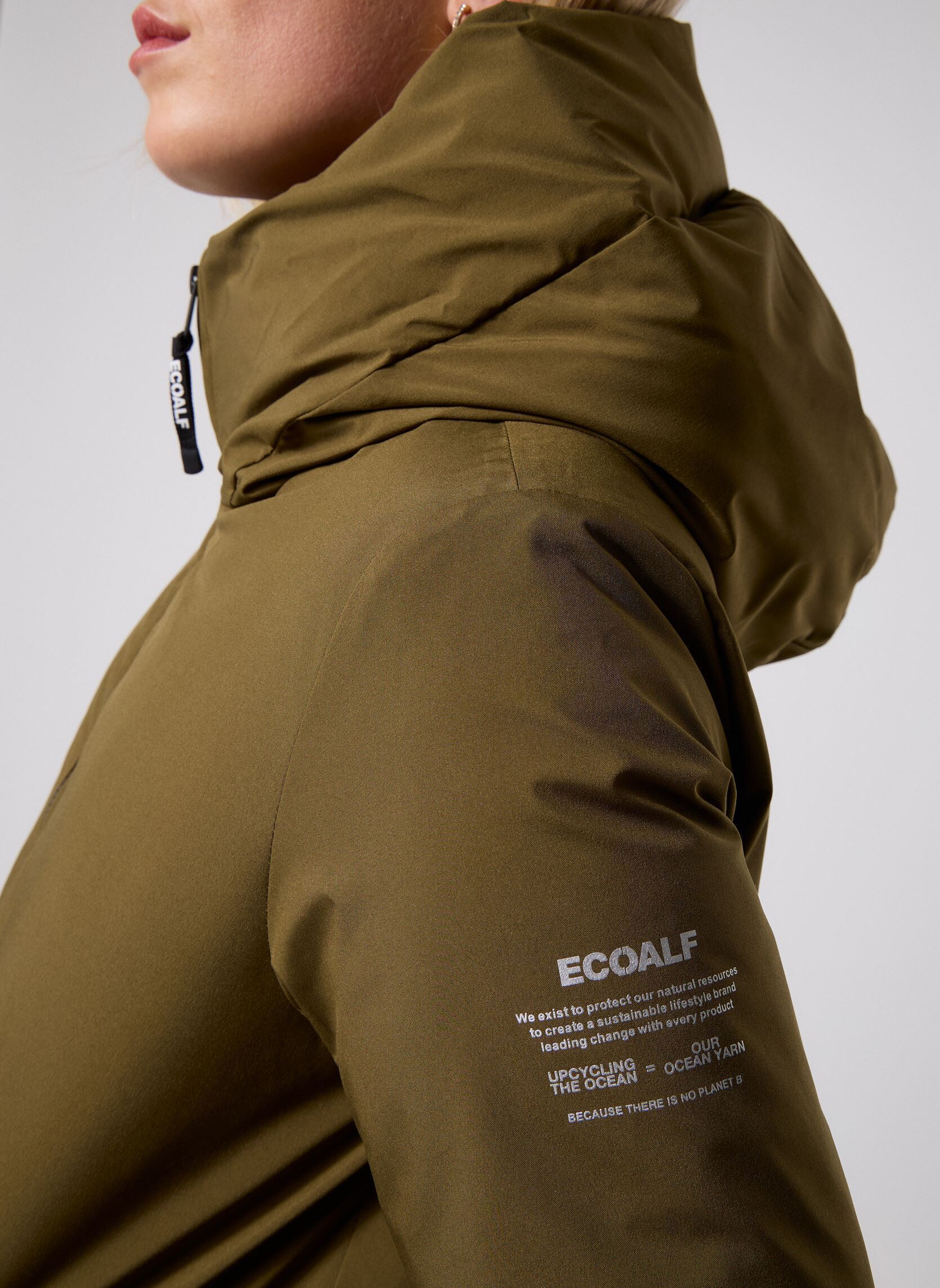 Parkas Mati Jacket Woman femme vert Ecoalf Parkas Mati Jacket Woman femme vert Olive Khaki