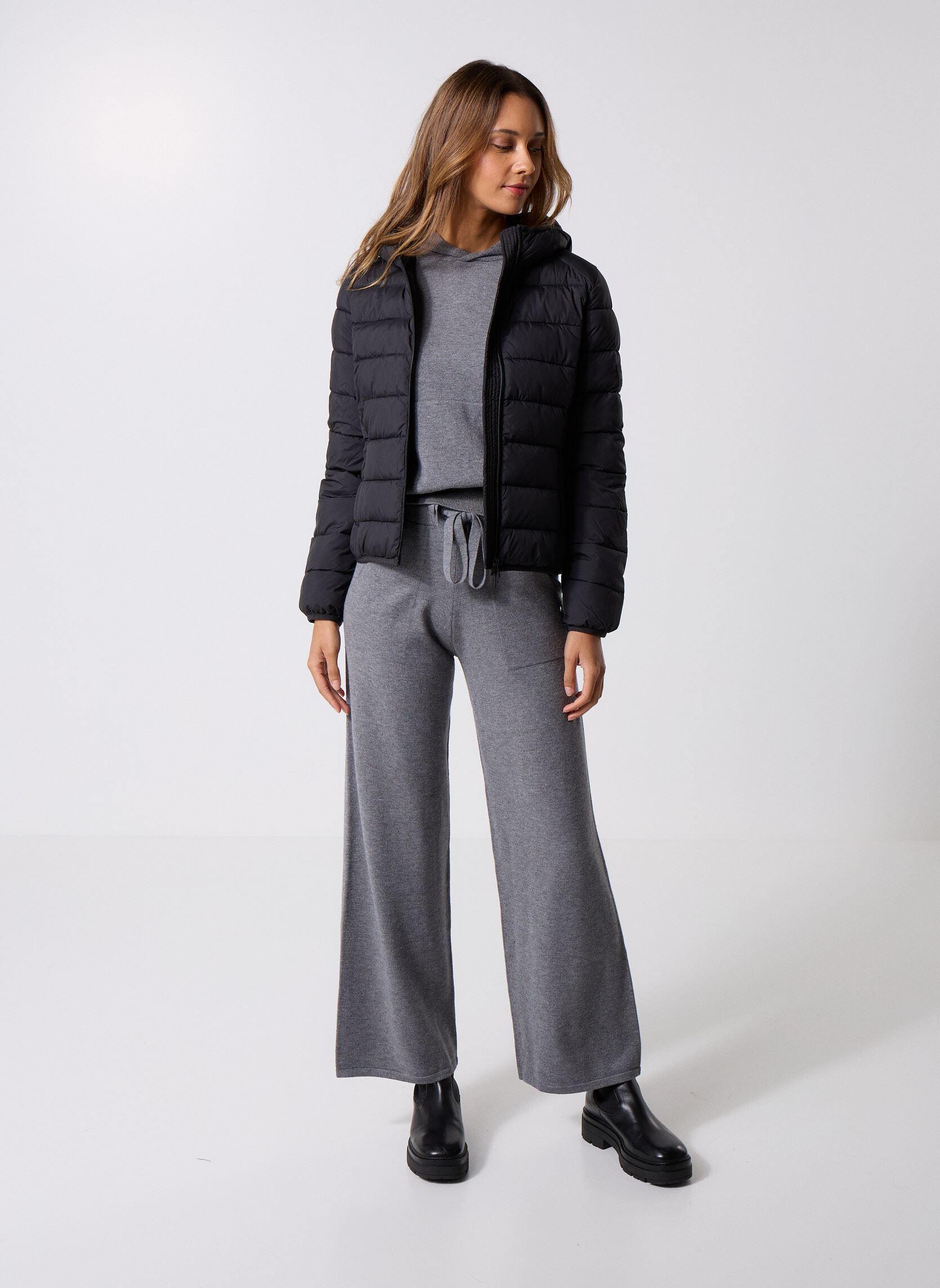 Daunenjacken Aspenalf Jacket Woman damen schwarz Ecoalf Daunenjacken Aspenalf Jacket Woman damen schwarz Black