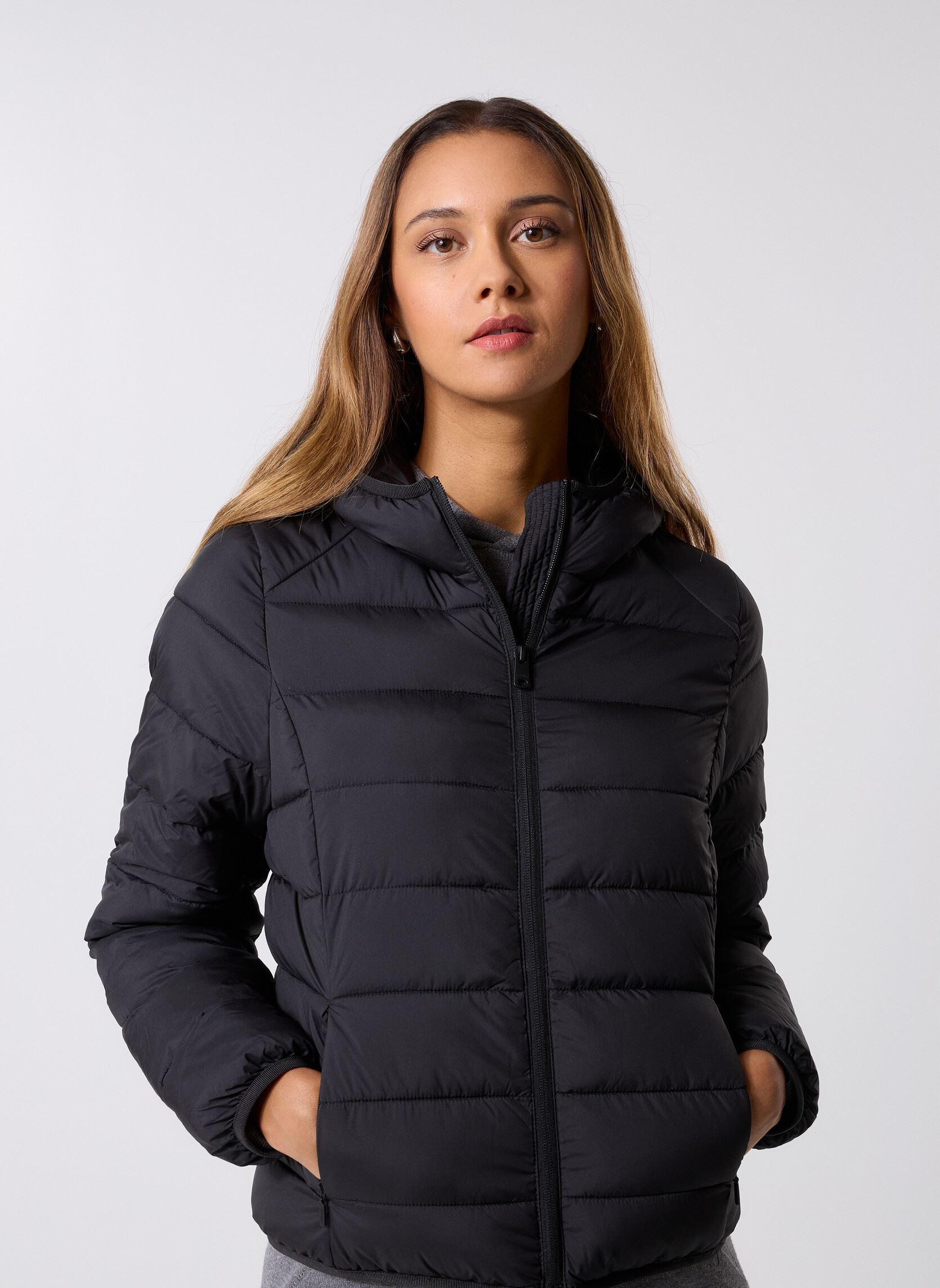 Daunenjacken Aspenalf Jacket Woman damen schwarz Ecoalf Daunenjacken Aspenalf Jacket Woman damen schwarz Black