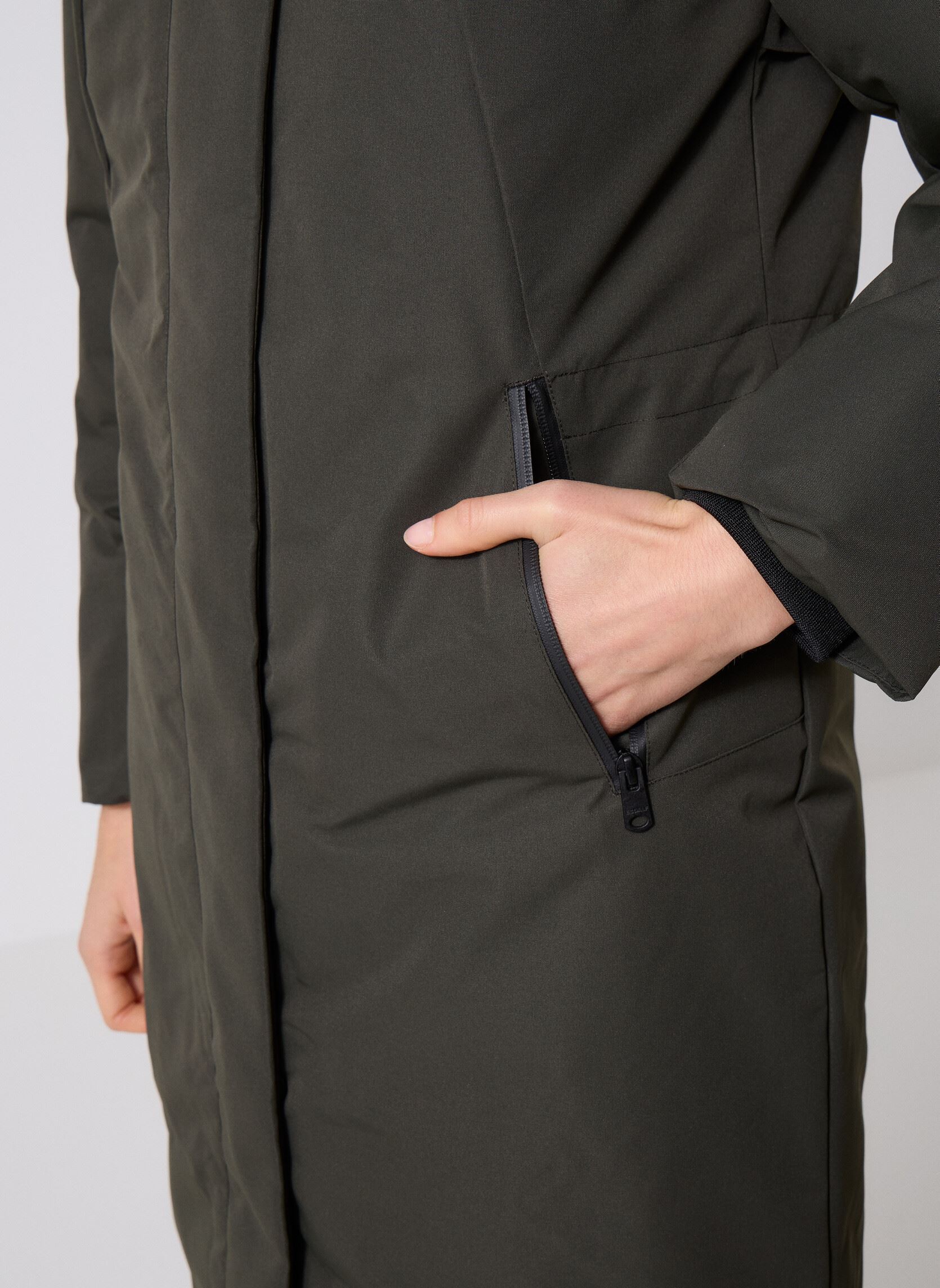Parkas Glamour Jacket Woman damen grün Ecoalf Parkas Glamour Jacket Woman damen grün Dark khaki