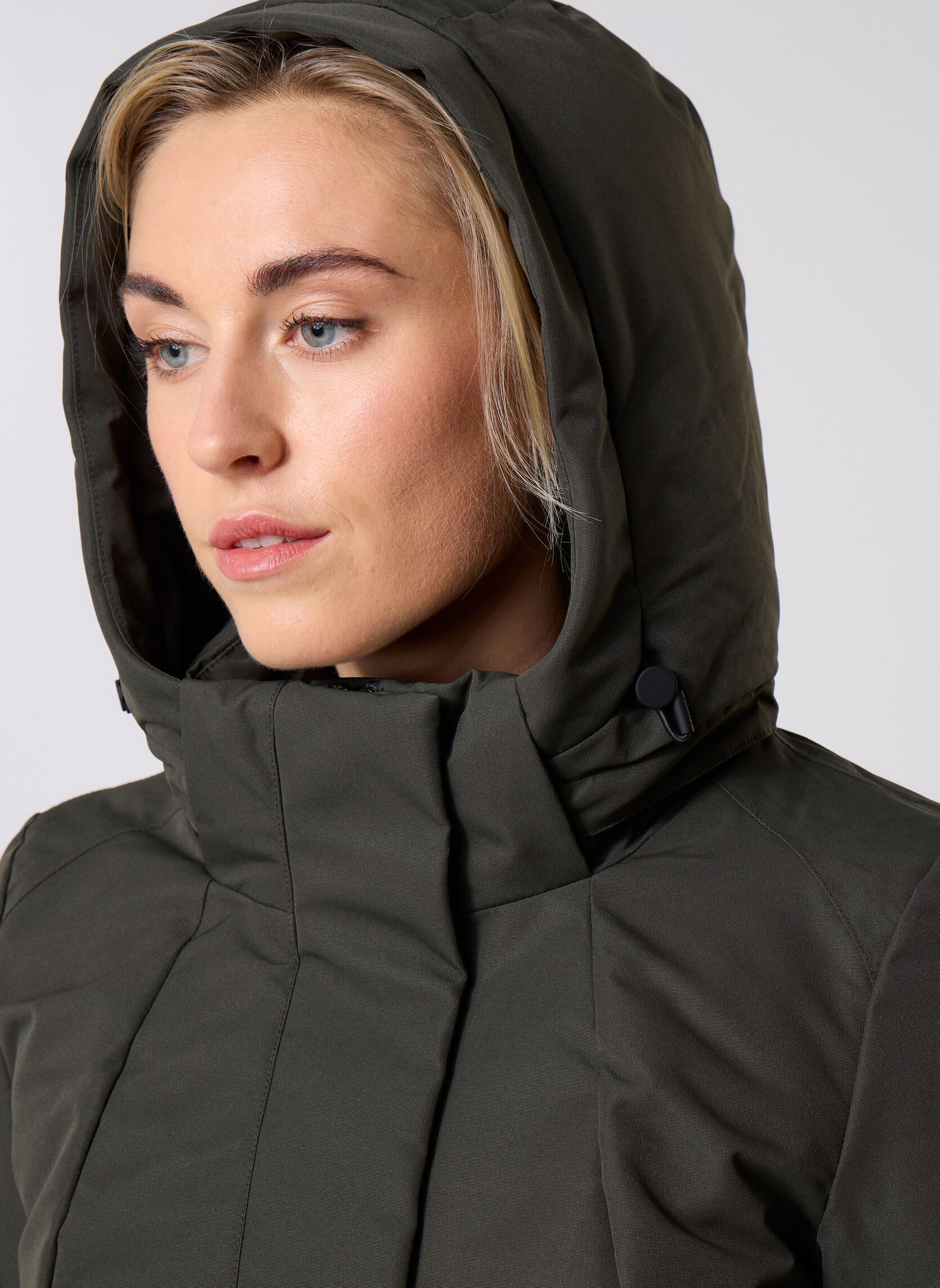 Parkas Glamour Jacket Woman damen grün Ecoalf Parkas Glamour Jacket Woman damen grün Dark khaki