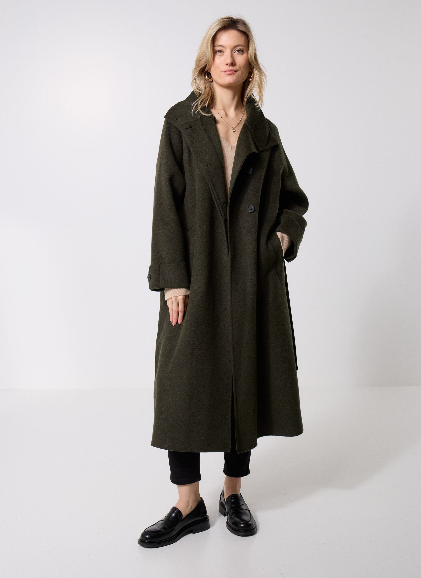 Manteaux Lora Jacket Woman femme vert Ecoalf Manteaux Lora Jacket Woman femme vert vintage green
