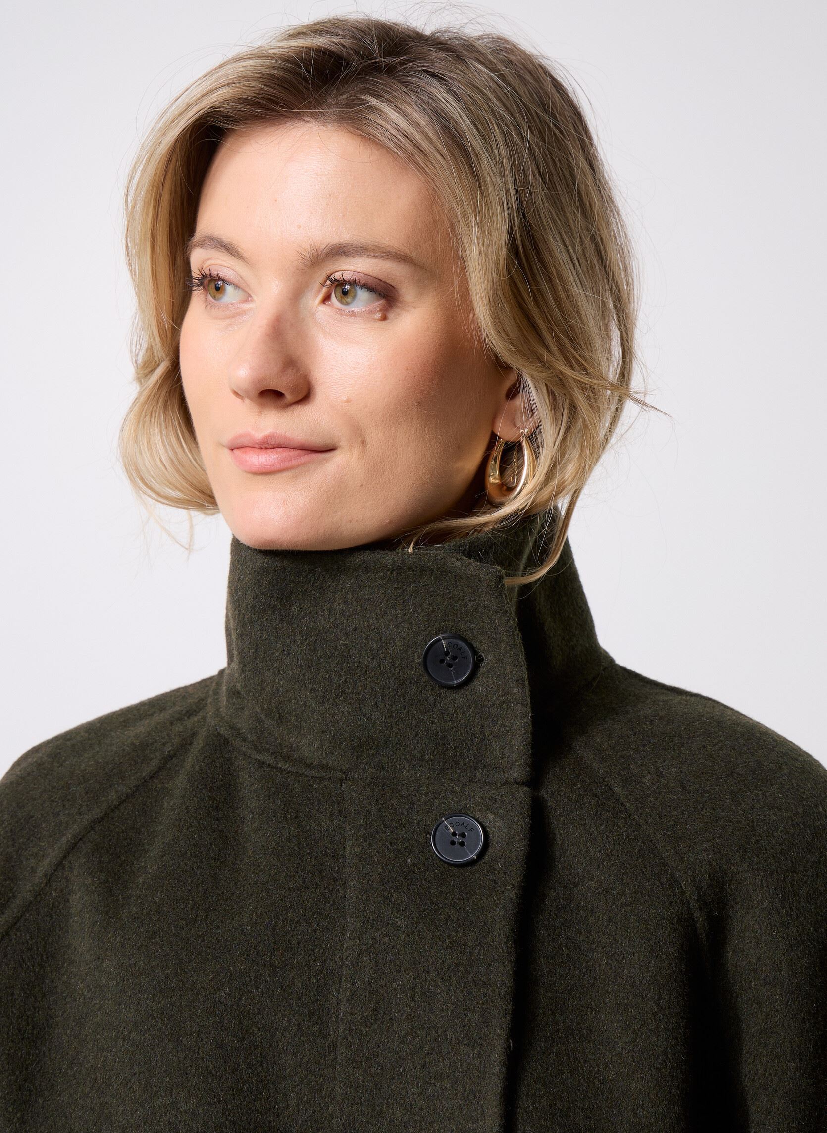 Manteaux Lora Jacket Woman femme vert Ecoalf Manteaux Lora Jacket Woman femme vert vintage green