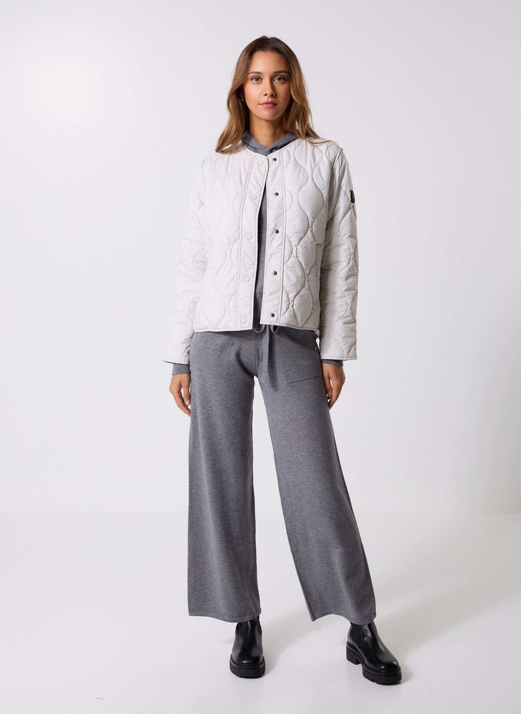 Vestes Musa Onion Jacket Woman femme blanc Ecoalf Vestes Musa Onion Jacket Woman femme blanc Bone