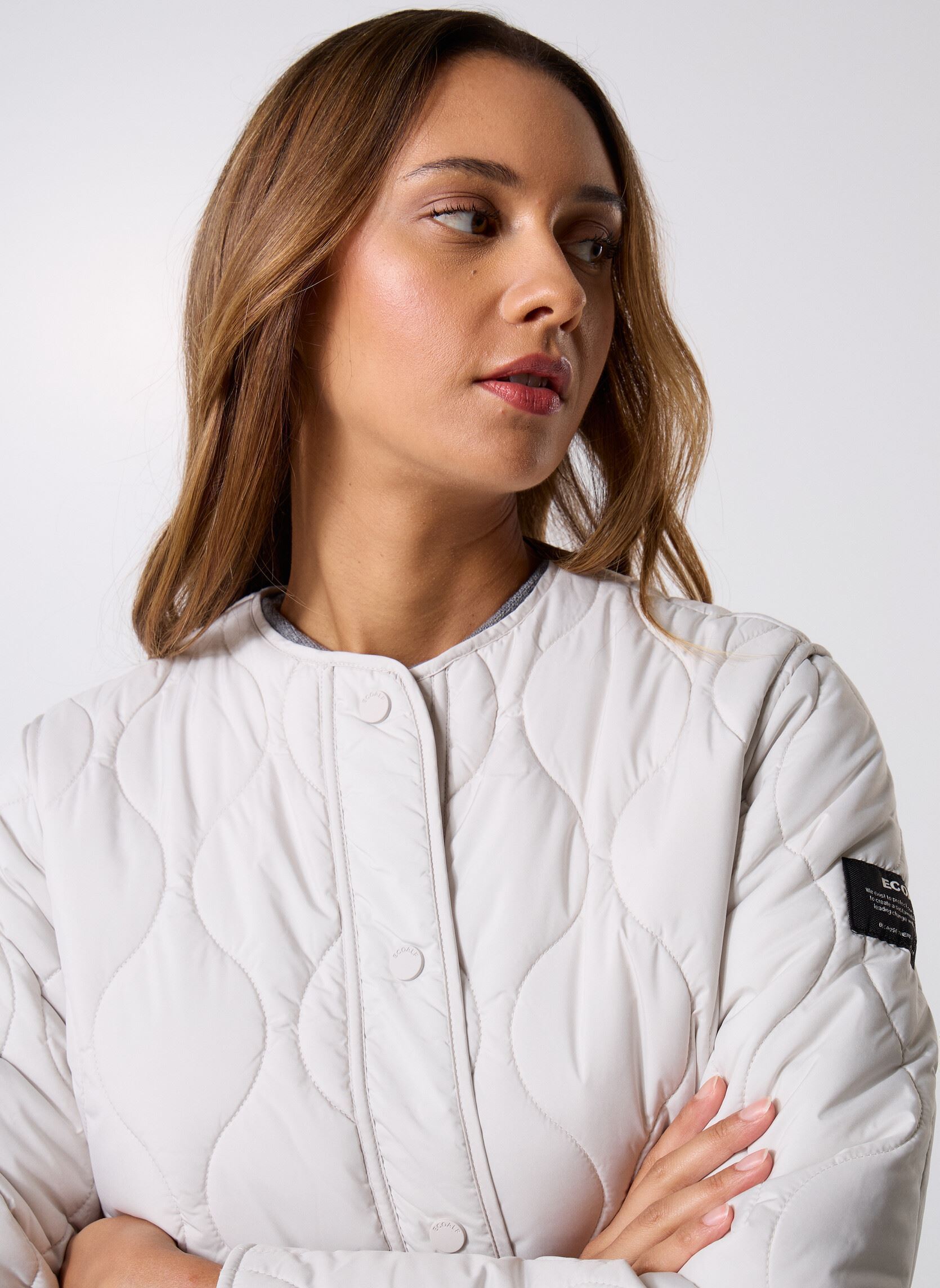 Vestes Musa Onion Jacket Woman femme blanc Ecoalf Vestes Musa Onion Jacket Woman femme blanc Bone