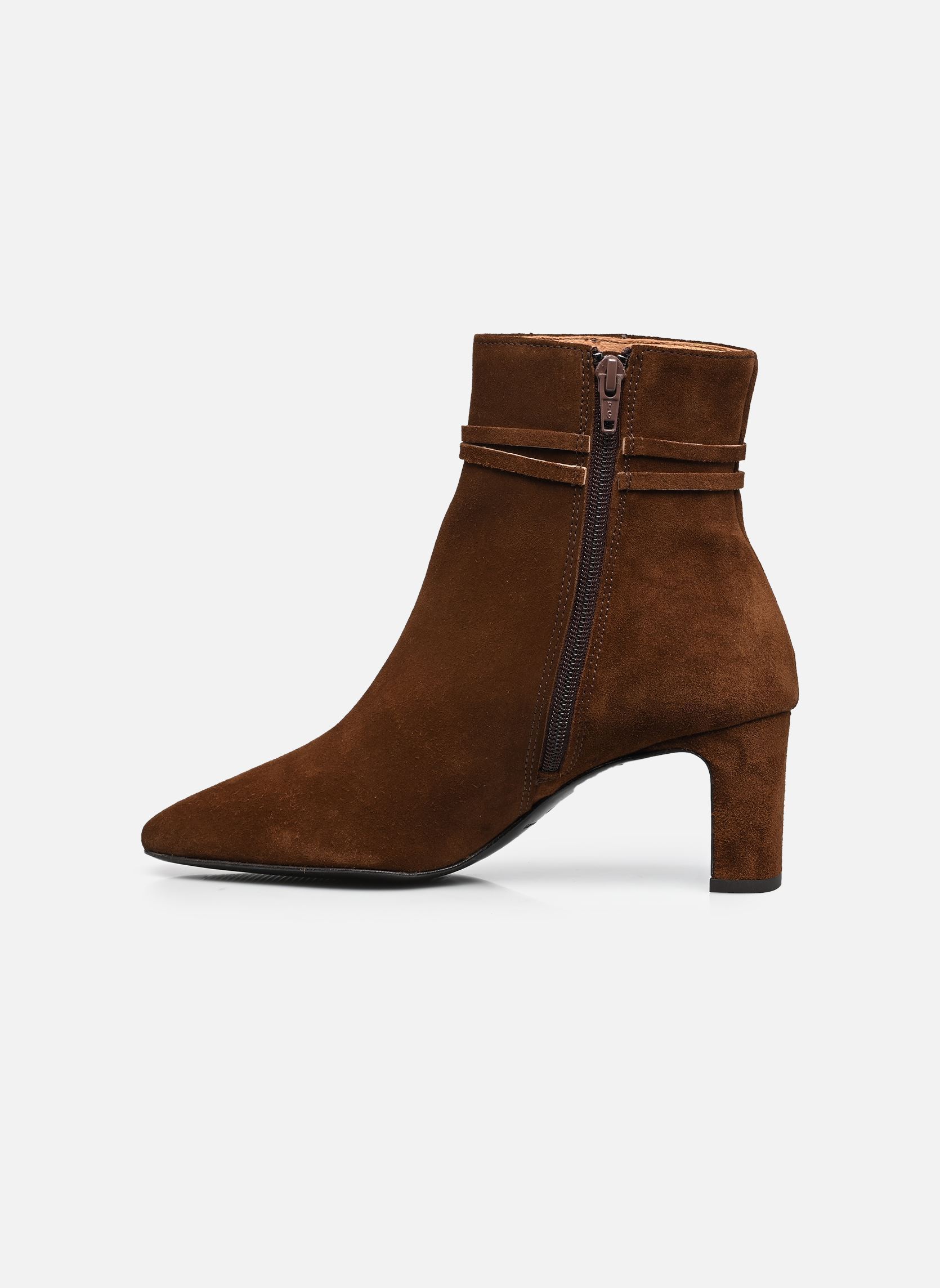 Niedrige Ankle Boots Edith damen braun Georgia Rose Niedrige Ankle Boots Edith damen braun CHOCOLAT