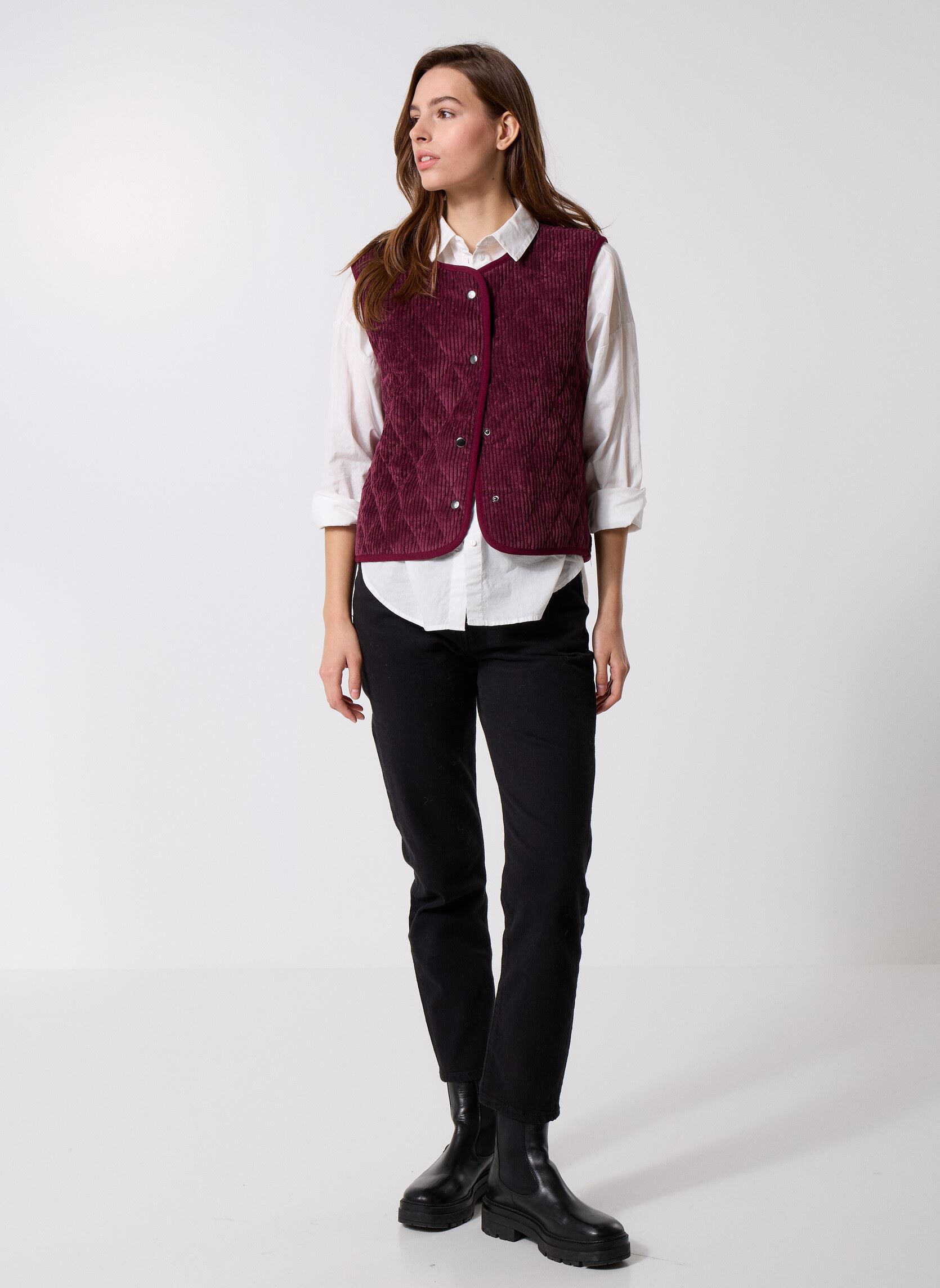 Bodywarmer GABY dames bordeaux Georgia Rose Bodywarmer GABY dames bordeaux WINETASTING
