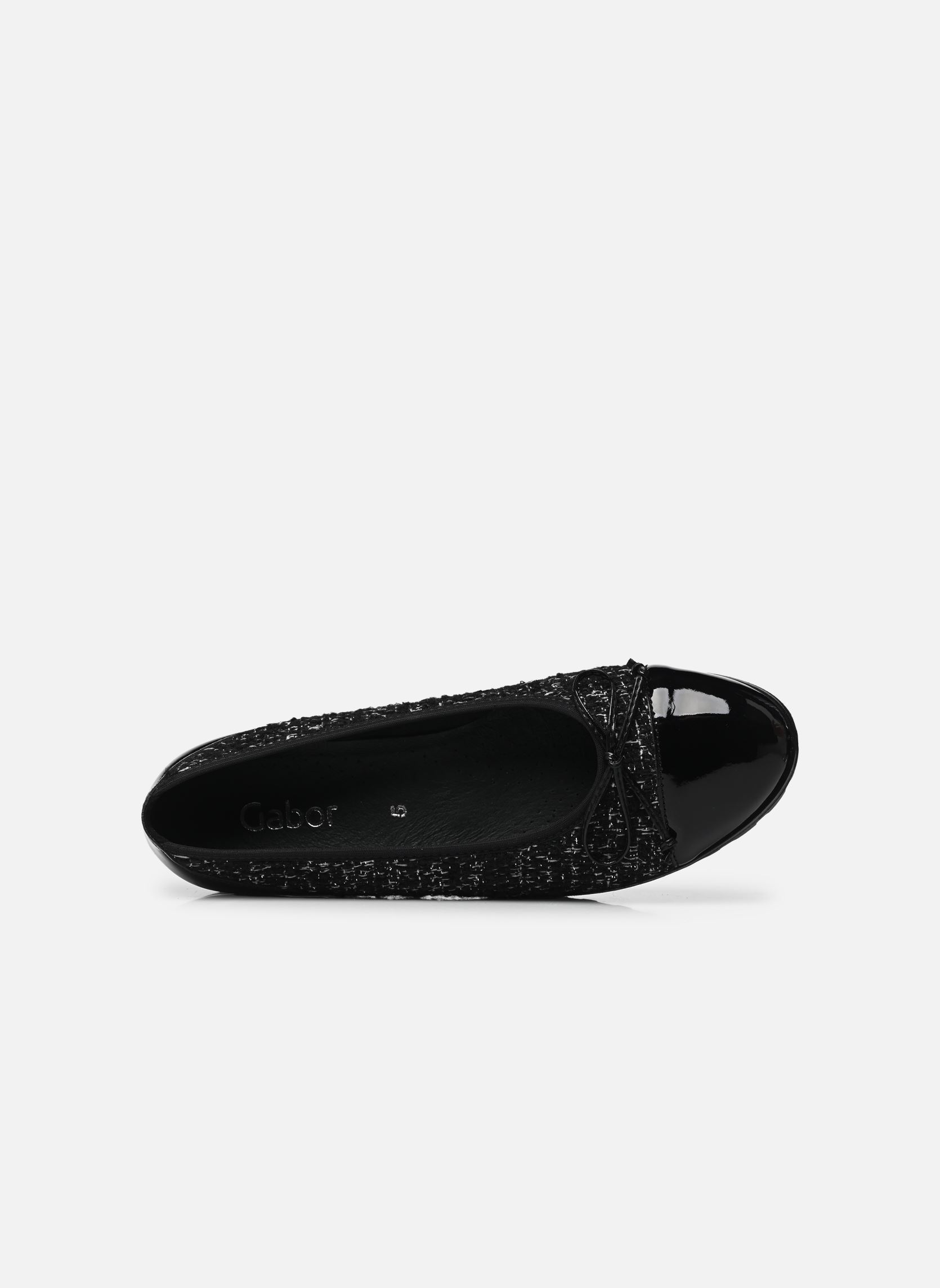 Ballerines classiques 74.100 femme noir Gabor Ballerines classiques 74.100 femme noir SCHWARZ