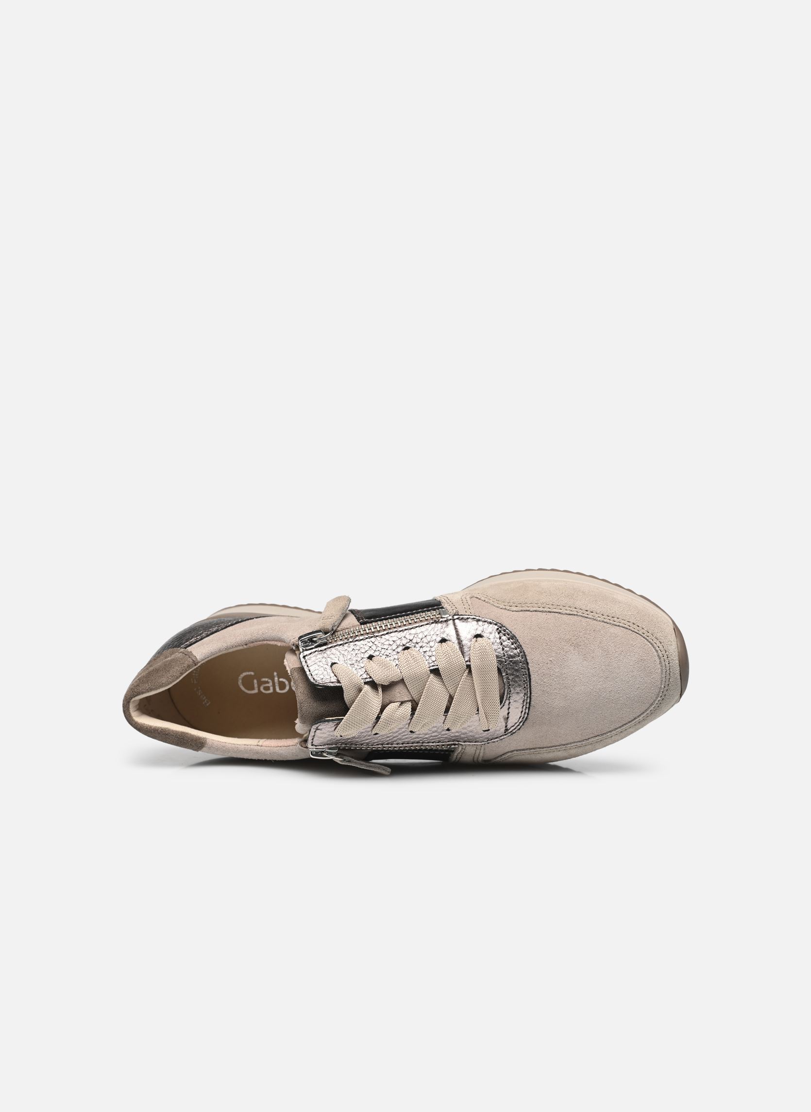 Niedrige Sneaker 73.420 damen beige Gabor Niedrige Sneaker 73.420 damen beige KIESEL/SILK/BRONCE
