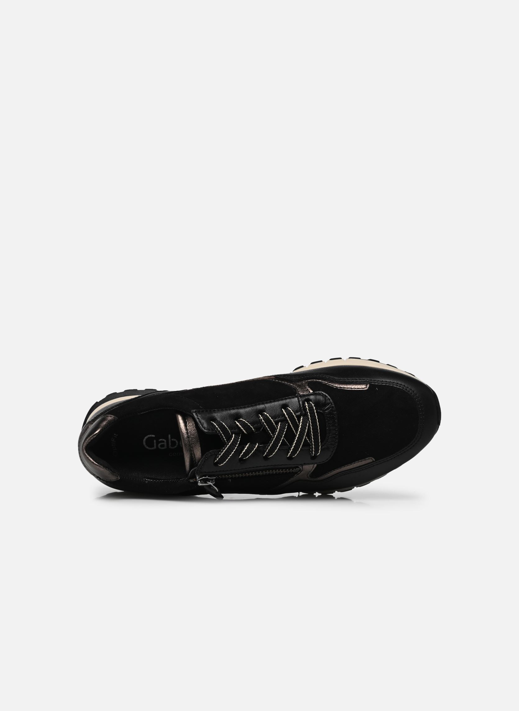 Baskets basses 76.378 femme noir Gabor Baskets basses 76.378 femme noir CHW/MOHAIR/SMOG