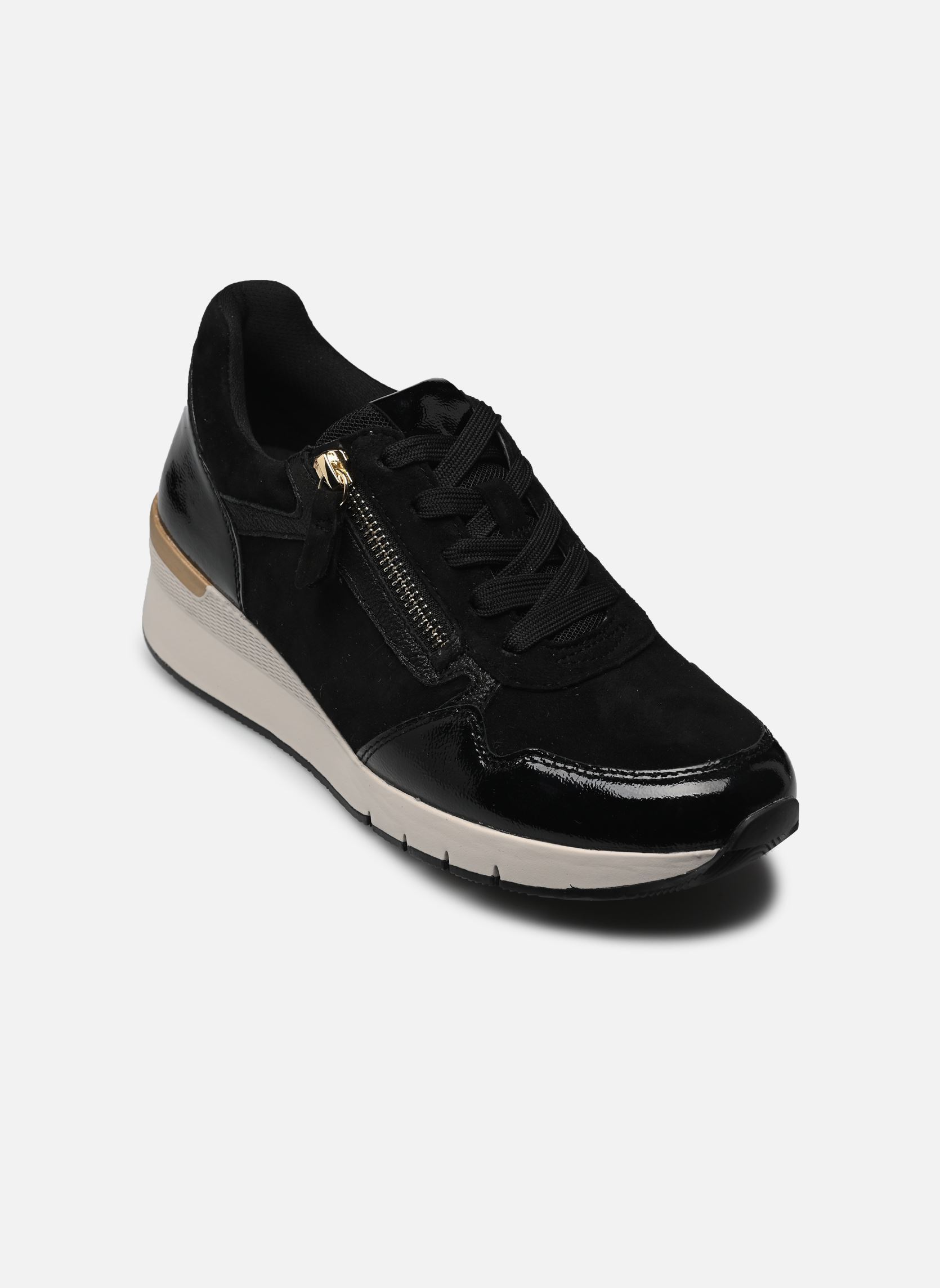 Plateau-Sneaker 76.508 damen schwarz Gabor Plateau-Sneaker 76.508 damen schwarz SCHWARZ