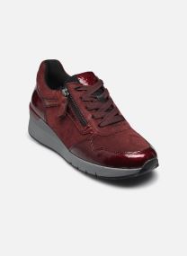 Sleehak sneakers 76.508 dames bordeaux