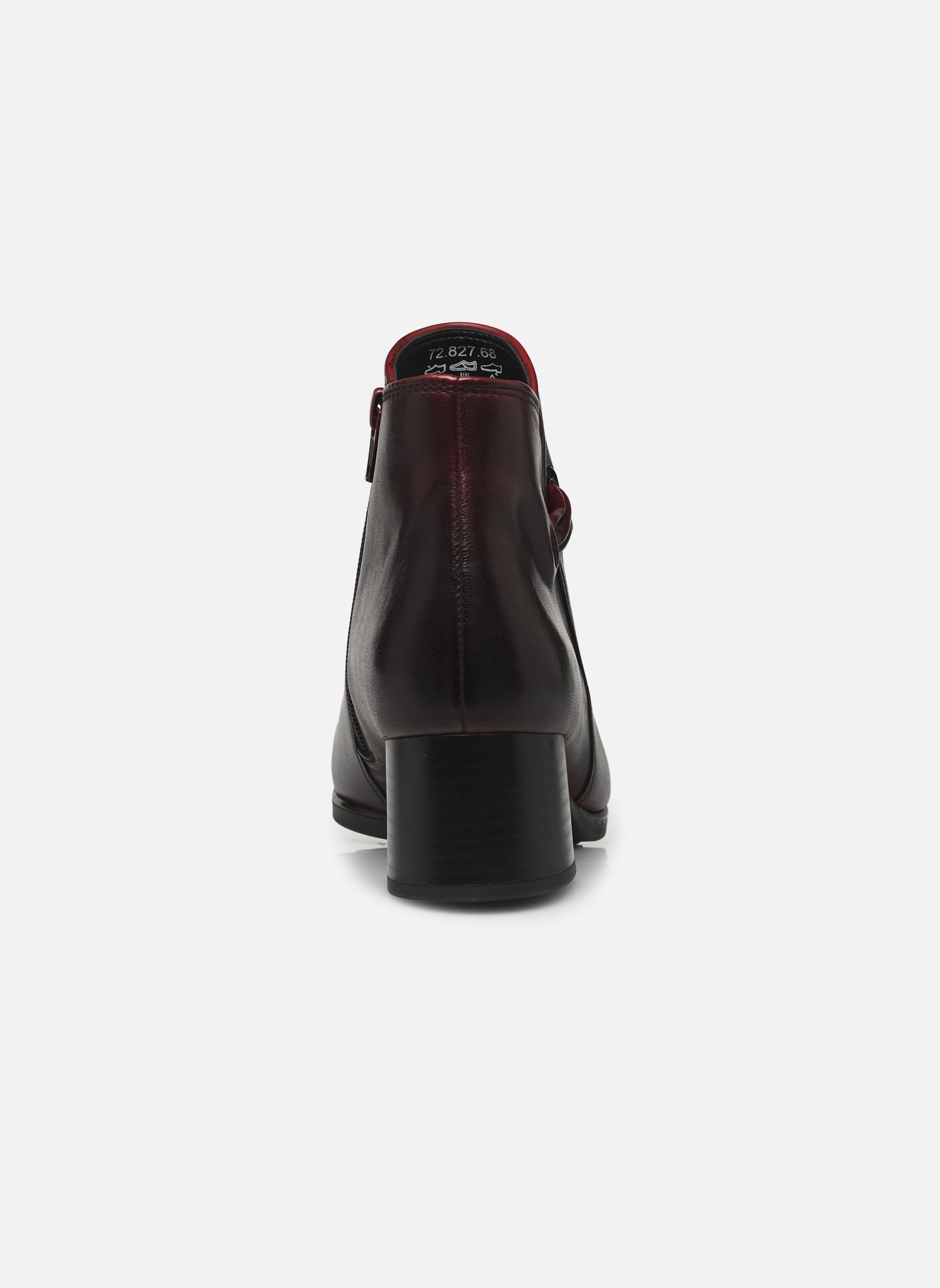 Enkellaarzen en boots 72.827 dames rood Gabor Enkellaarzen en boots 72.827 dames rood DARK-RED