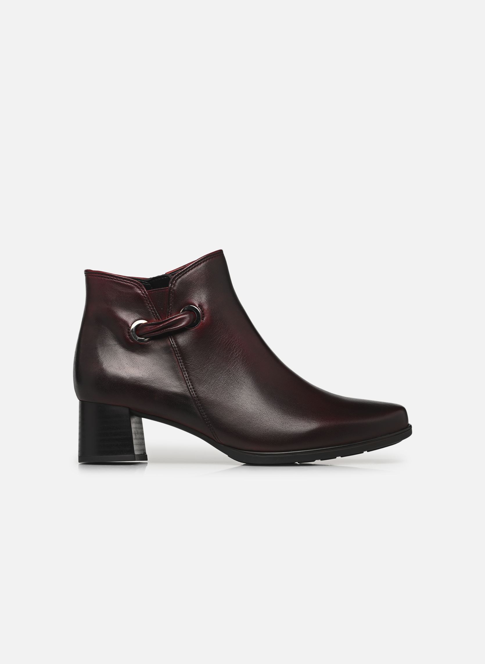 Enkellaarzen en boots 72.827 dames rood Gabor Enkellaarzen en boots 72.827 dames rood DARK-RED