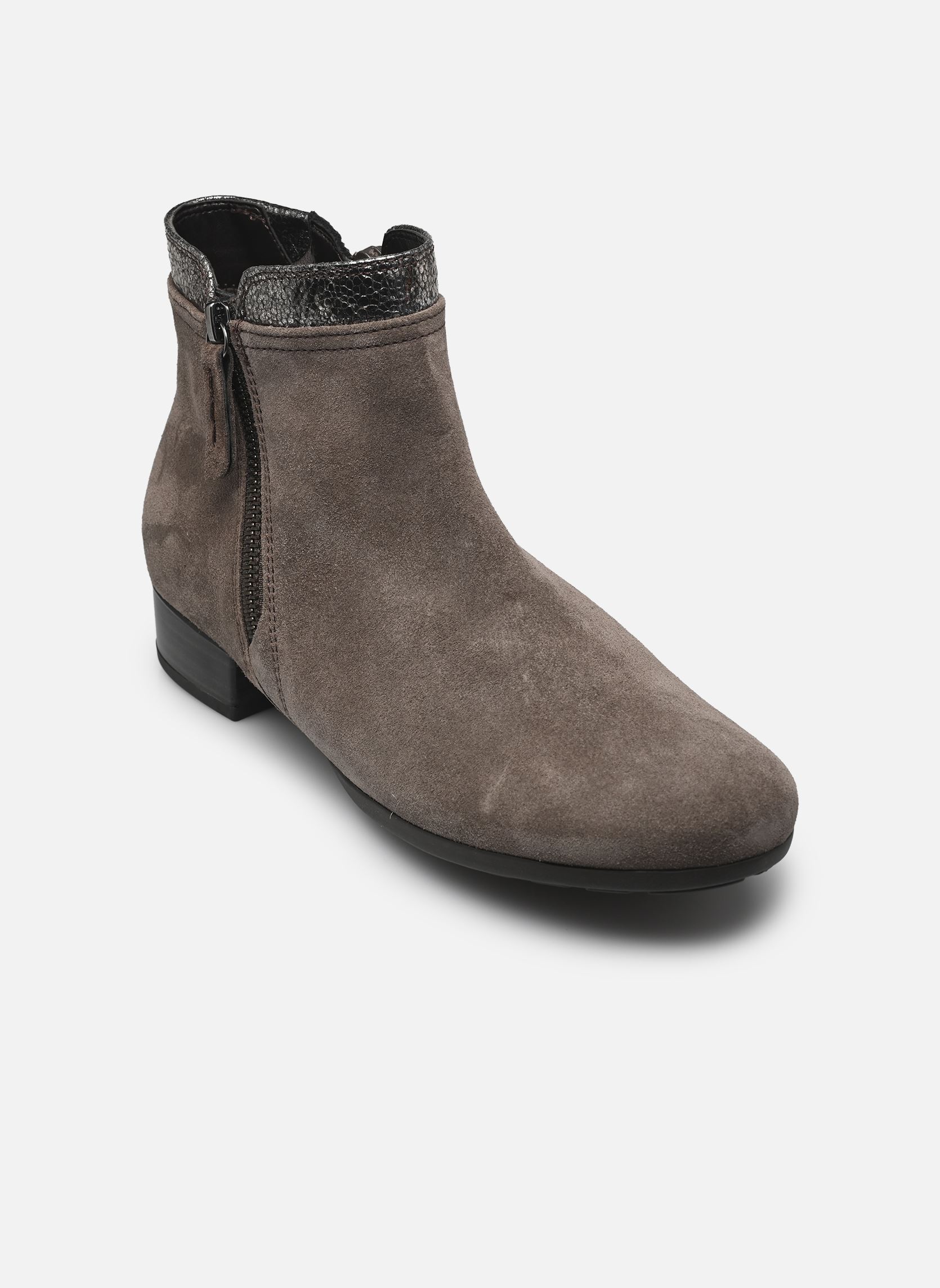 Bottines basses 72.718 femme marron Gabor Bottines basses 72.718 femme marron MOHAIR/BRONC