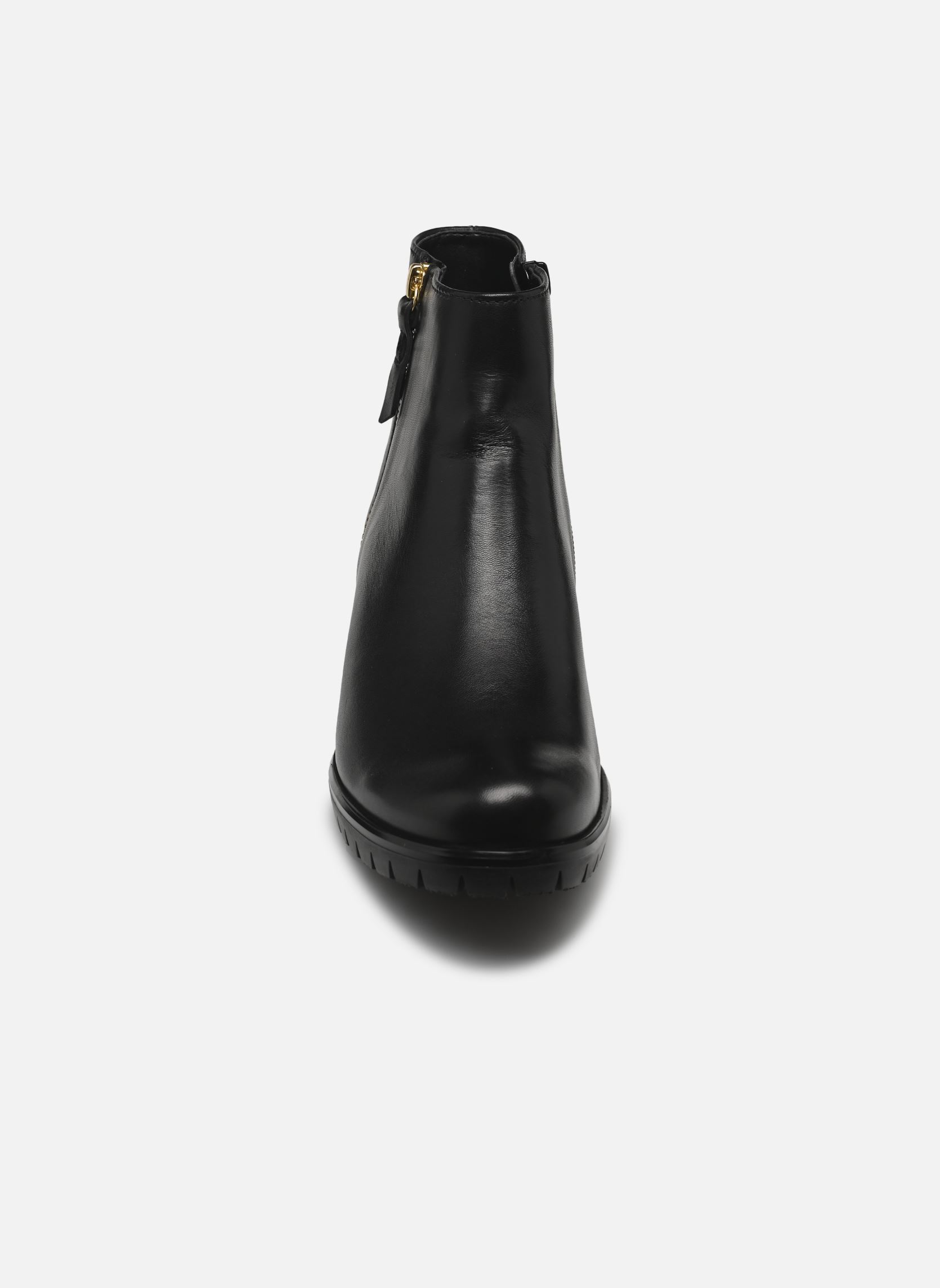 Gabor Bottines et boots Bottines mid noires en cuir lisse femme noir | France
