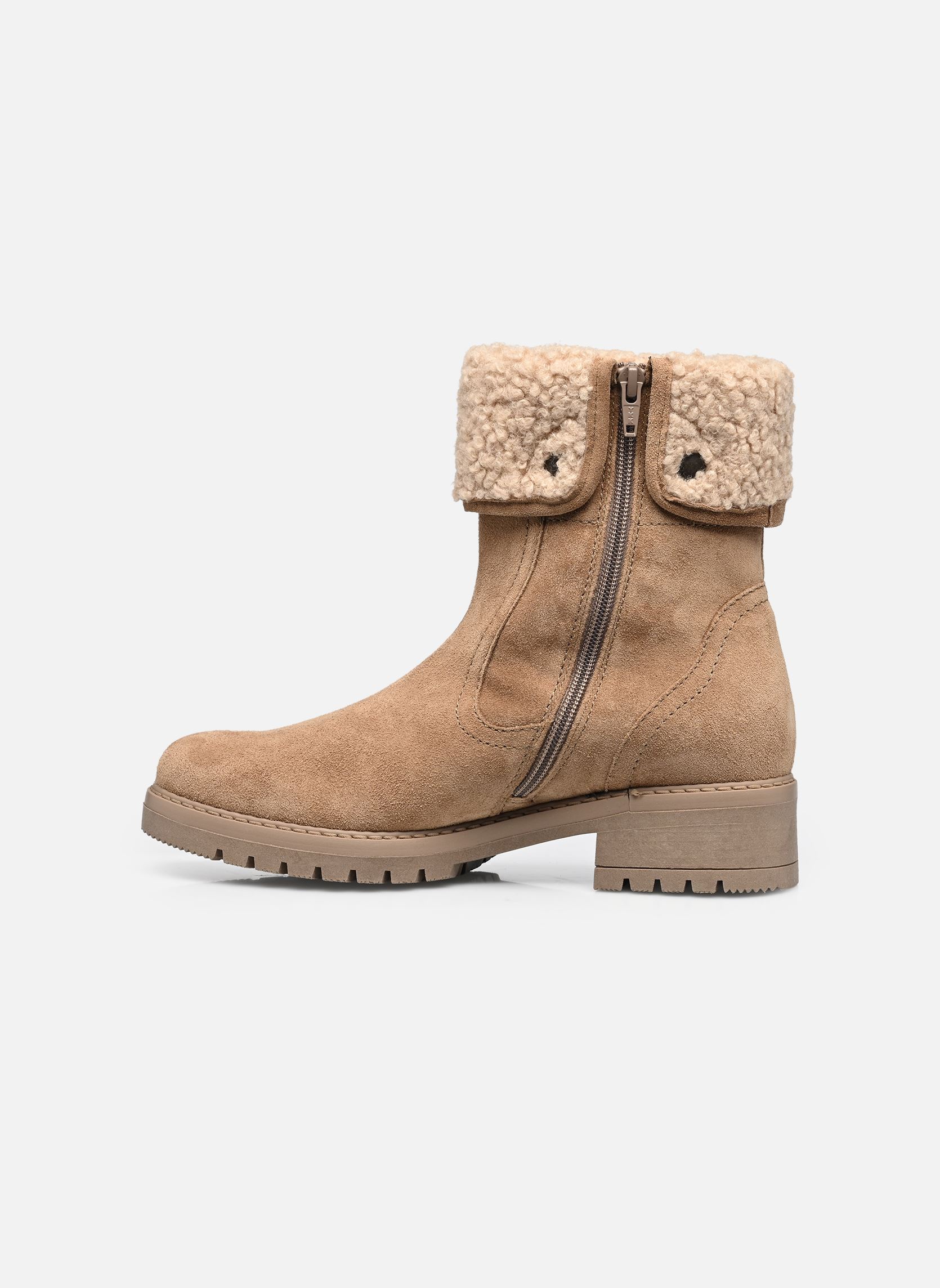 Bottines fourrées 72.770 femme beige Gabor Bottines fourrées 72.770 femme beige LION