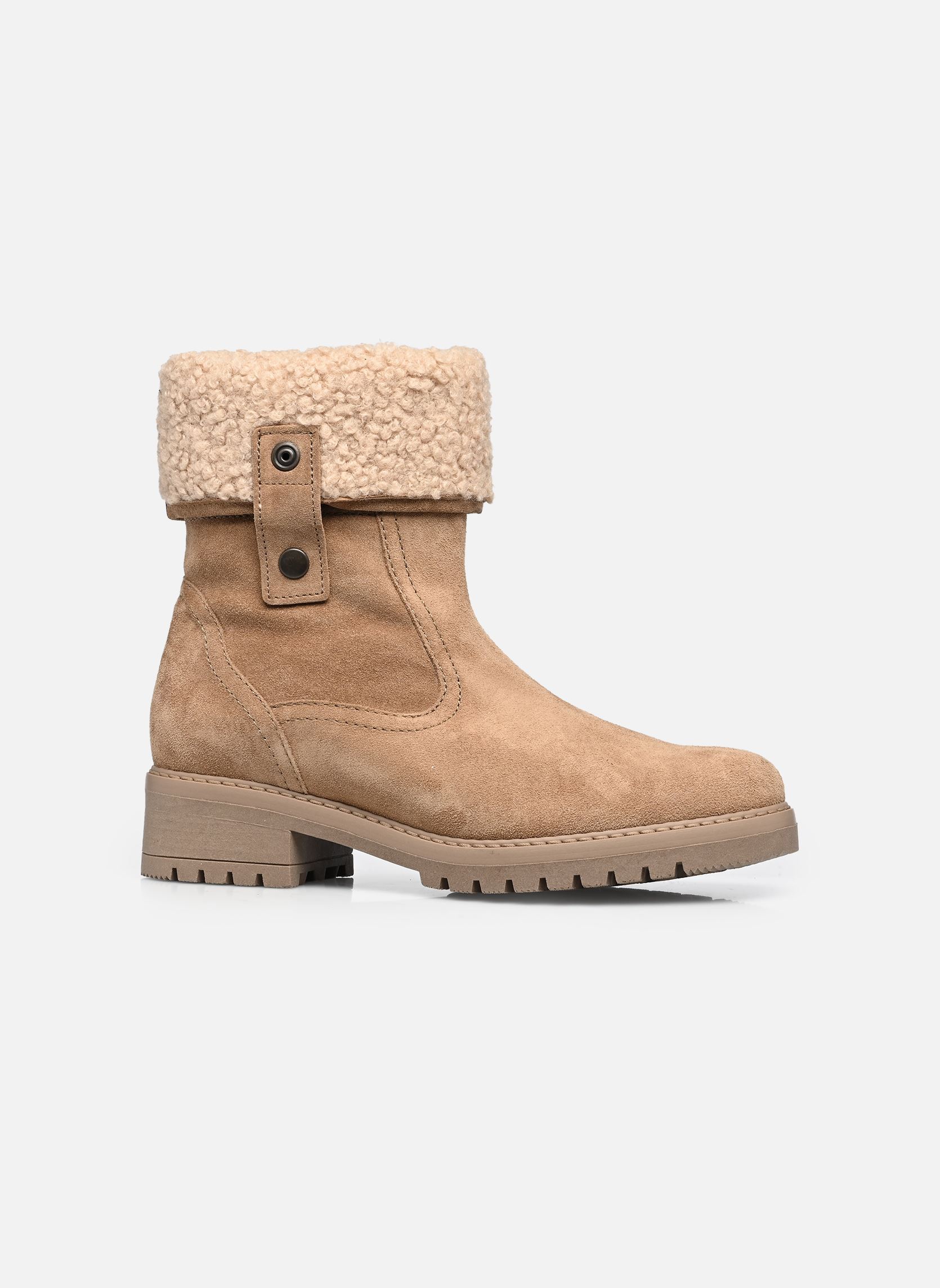 Bottines fourrées 72.770 femme beige Gabor Bottines fourrées 72.770 femme beige LION