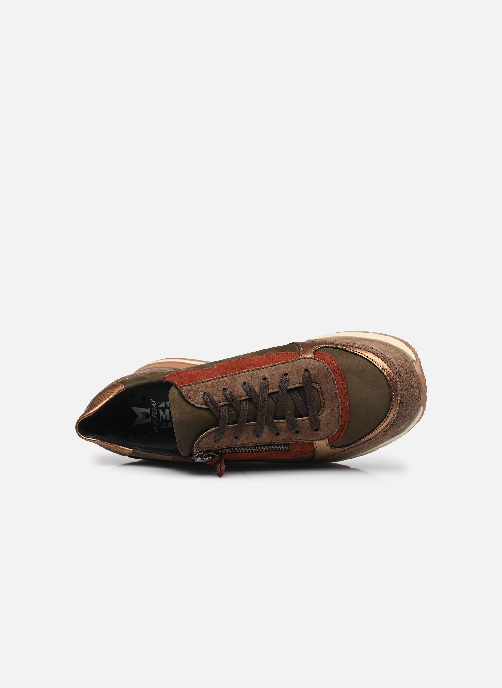 Sleehak sneakers TIZIANA dames bruin Mephisto Sleehak sneakers TIZIANA dames bruin CINNAMON