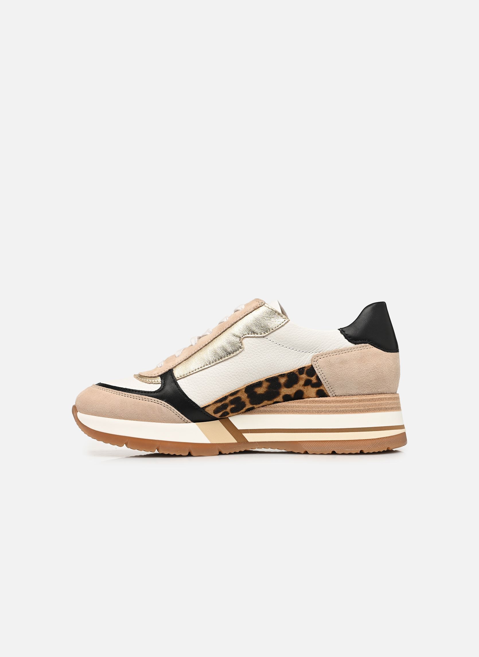 Baskets compensées TIZIANA femme beige Mephisto Baskets compensées TIZIANA femme beige BEIGE