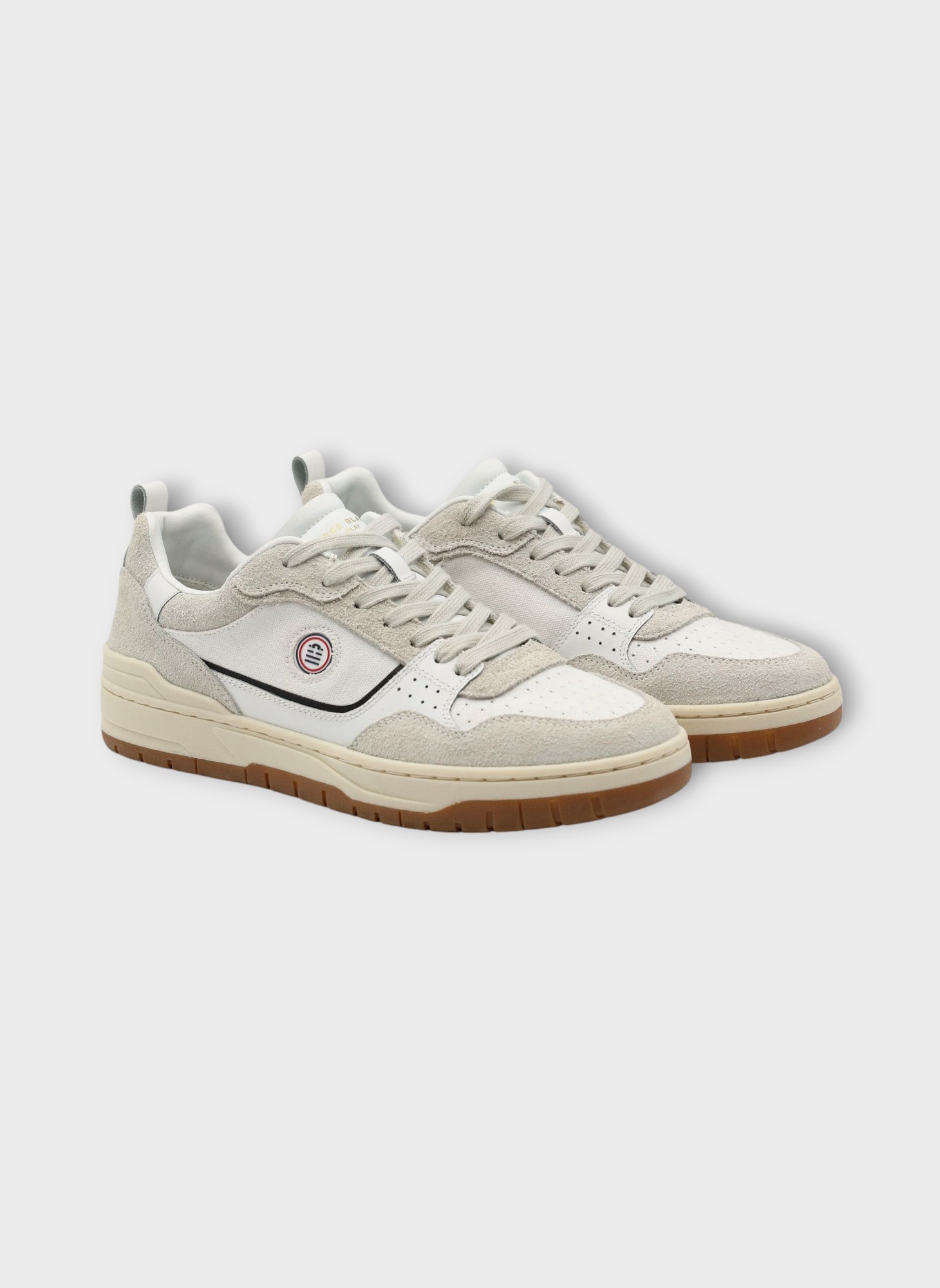 Baskets basses Vernaz homme blanc Serge Blanco Baskets basses Vernaz homme blanc Blanc