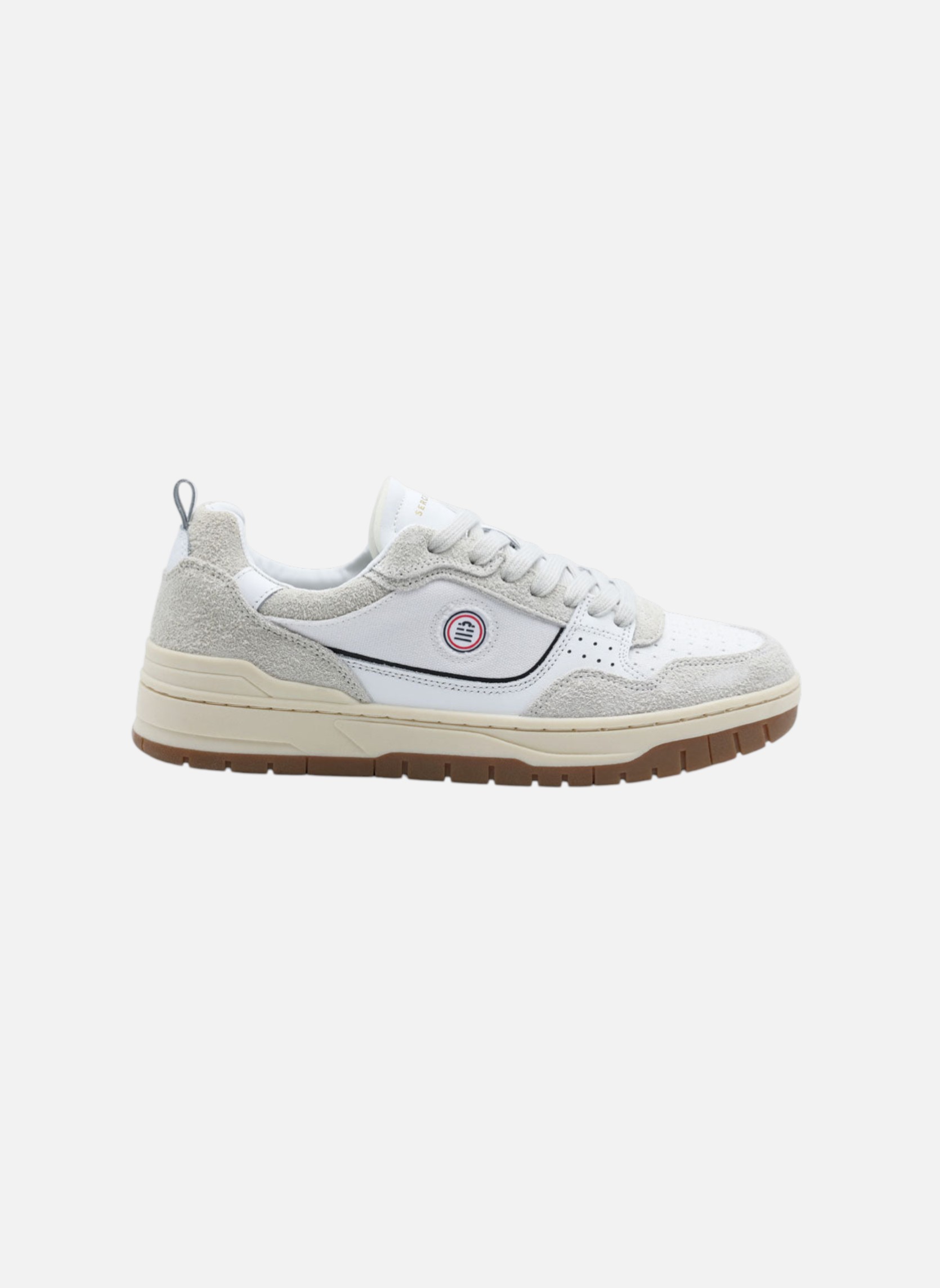 Baskets basses Vernaz homme blanc Serge Blanco Baskets basses Vernaz homme blanc Blanc