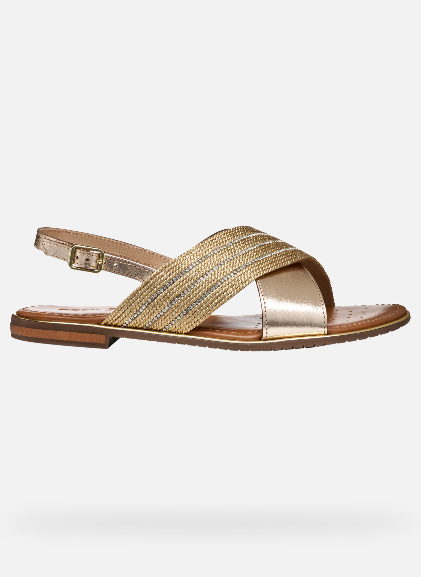 Sandales SOZY PLUS WOMAN femme or et bronze Geox Sandales SOZY PLUS WOMAN femme or et bronze Or