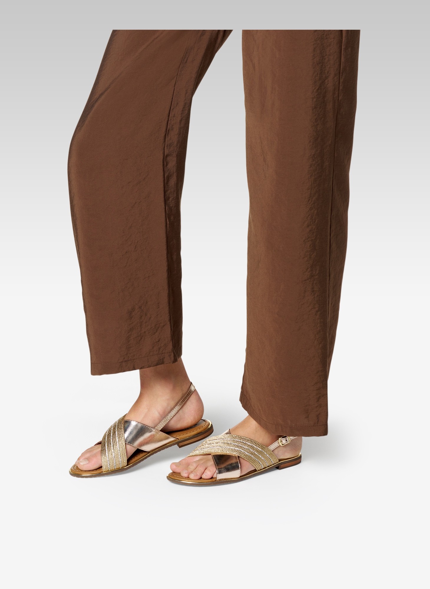 Sandales SOZY PLUS WOMAN femme or et bronze Geox Sandales SOZY PLUS WOMAN femme or et bronze Or