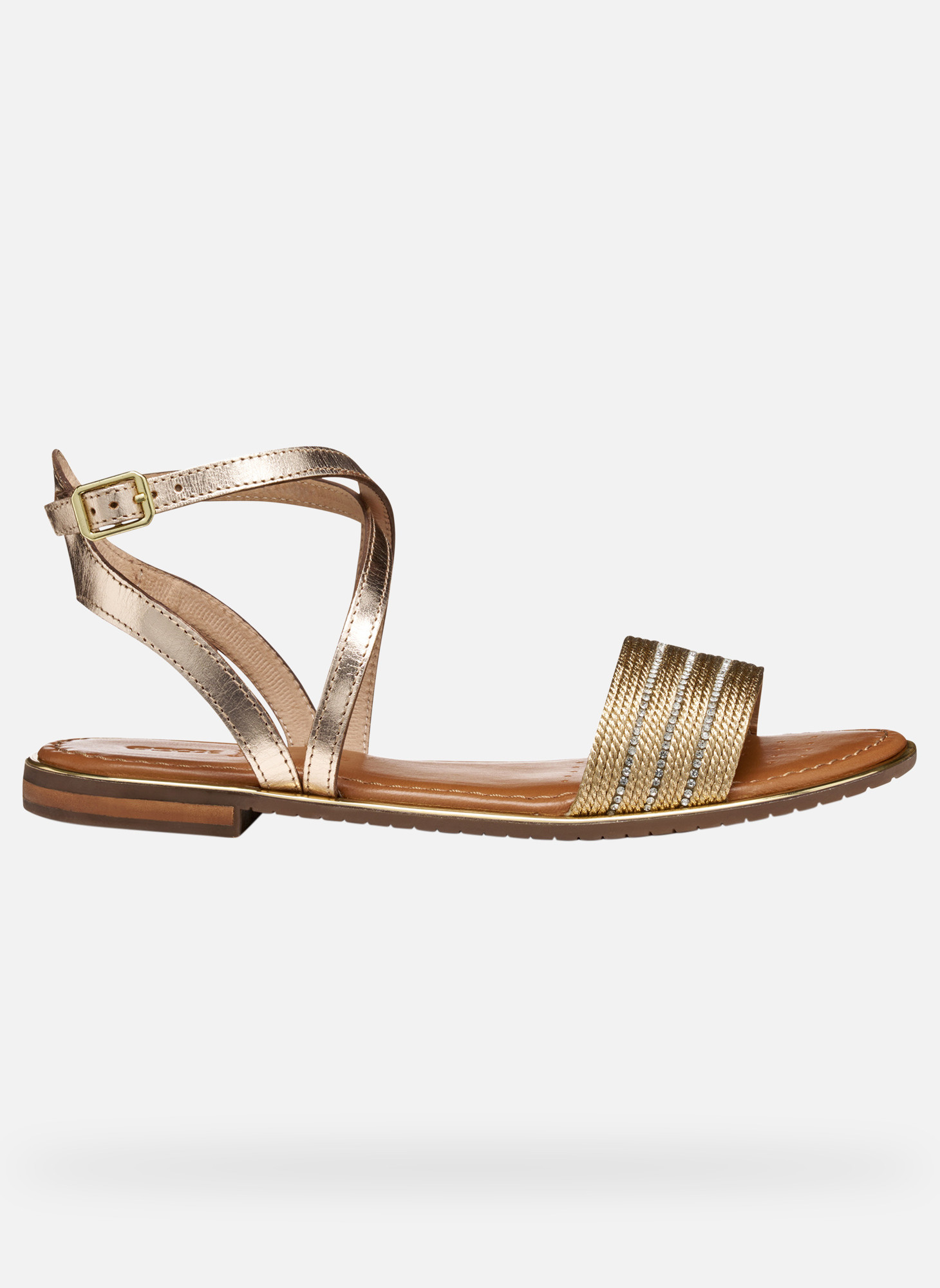 Sandales D SOZY PLUS femme or et bronze Geox Sandales D SOZY PLUS femme or et bronze Or