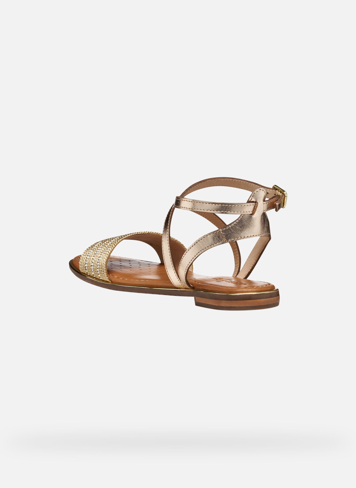Sandales D SOZY PLUS femme or et bronze Geox Sandales D SOZY PLUS femme or et bronze Or