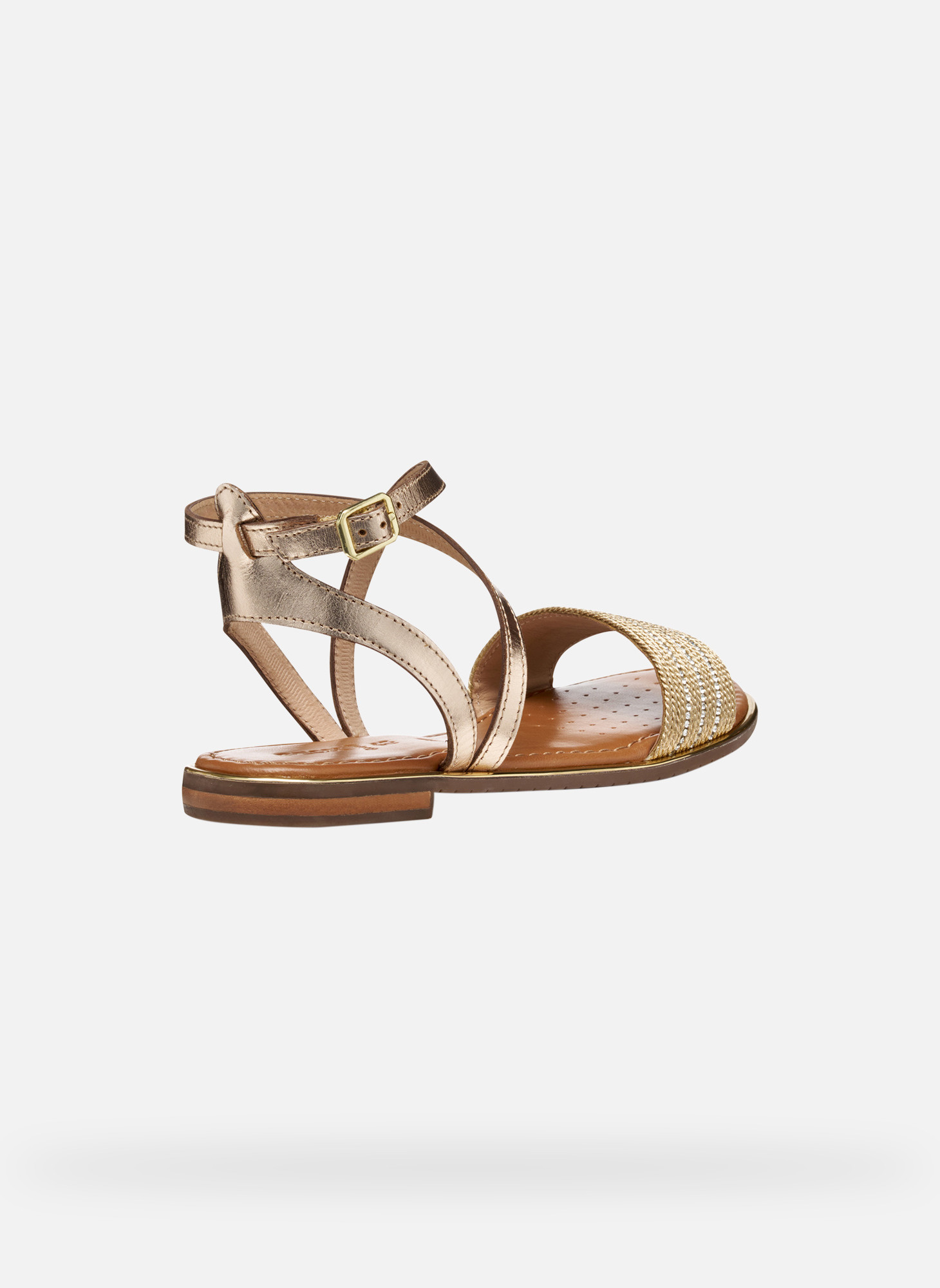 Sandales D SOZY PLUS femme or et bronze Geox Sandales D SOZY PLUS femme or et bronze Or