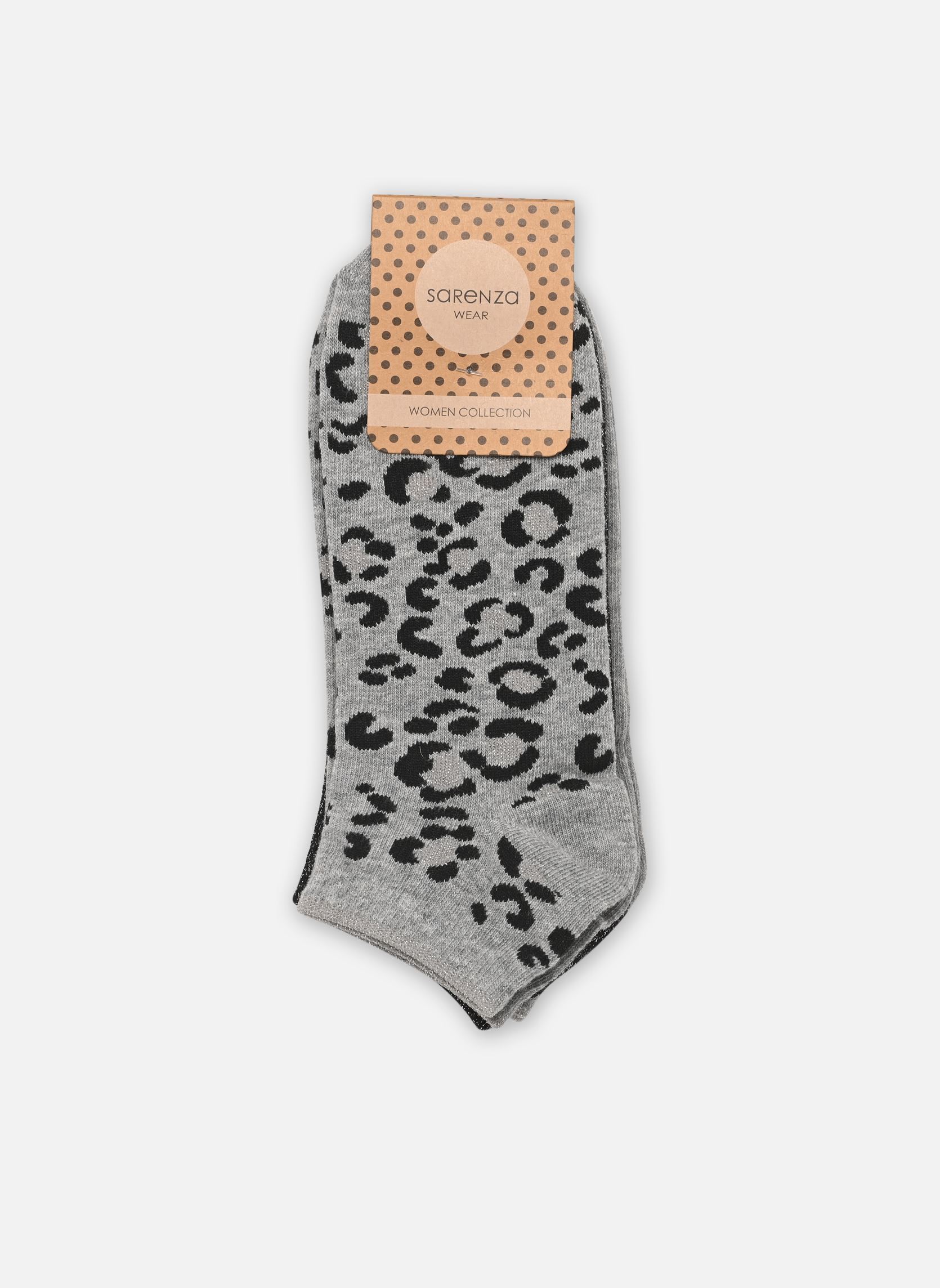 Socken Lot 3 paires socquettes femme LEO damen grau Sarenza Wear Socken Lot 3 paires socquettes femme LEO damen grau GRIS