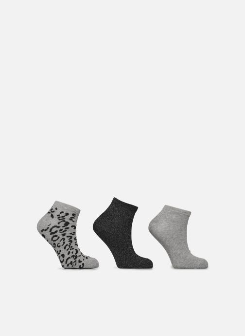 Sarenza Wear Chaussettes Lot 3 paires socquettes femme LEO femme gris