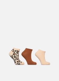Socken Lot 3 paires socquettes femme LEO damen grau