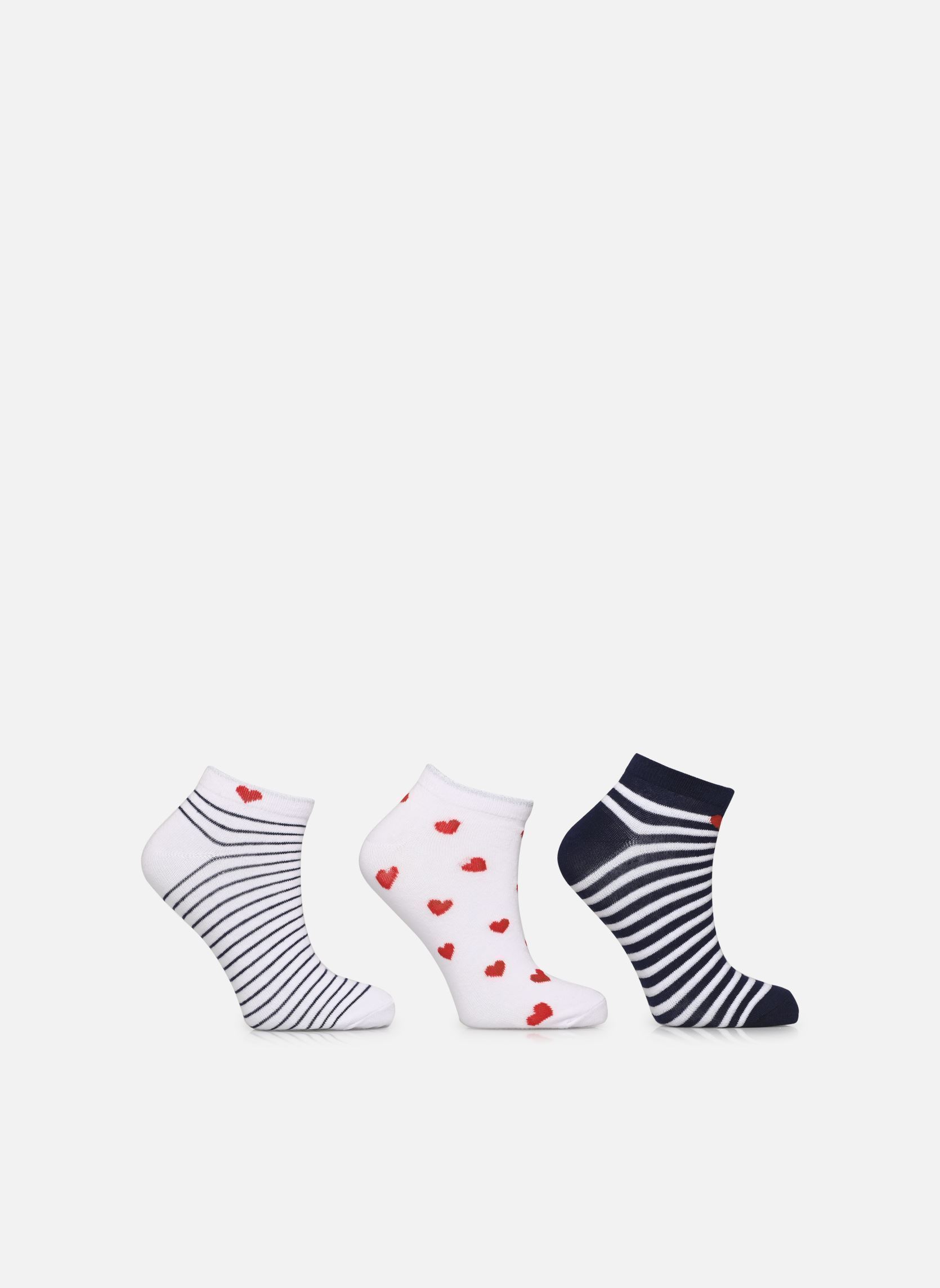 Chaussettes Lot 3 paires socquettes femme FANT homme blanc Sarenza Wear Chaussettes Lot 3 paires socquettes femme FANT homme blanc BLANC