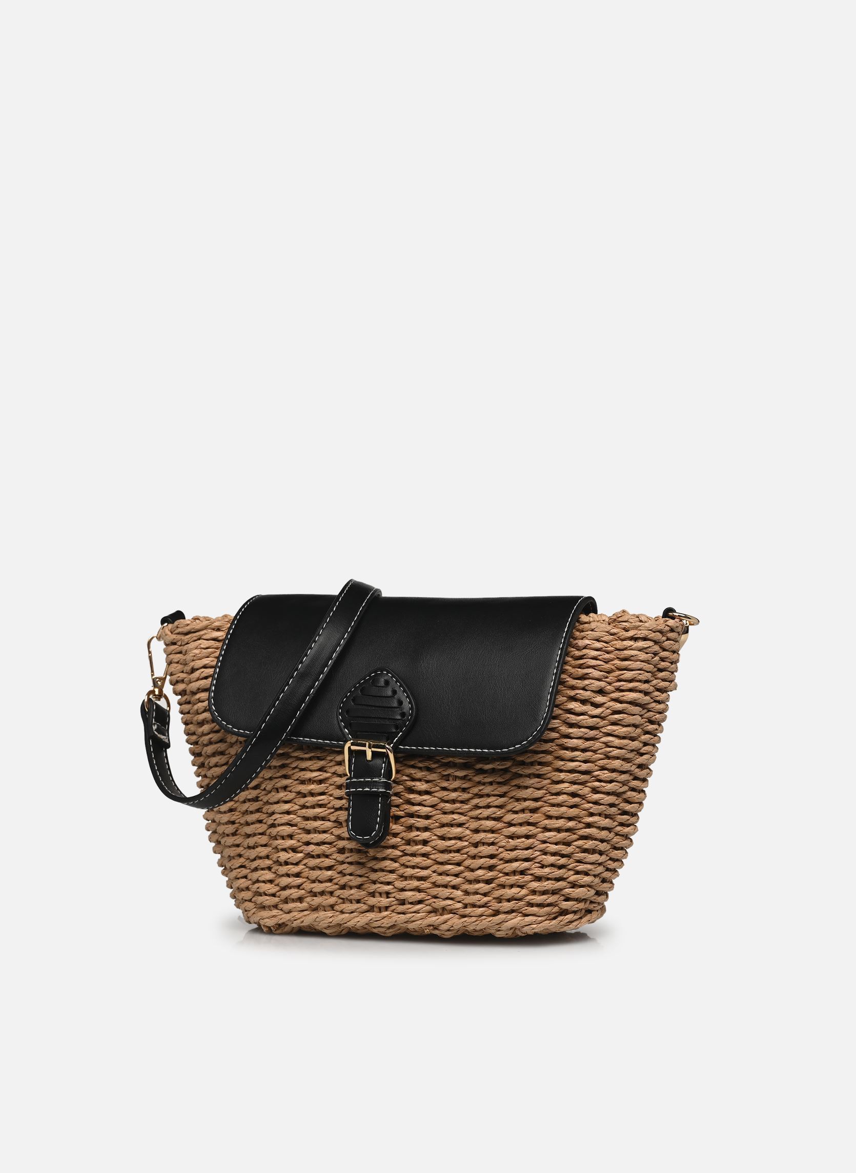 Sacs bandoulière Sac BAPA femme noir MADE BY Sacs bandoulière Sac BAPA femme noir BEIGE/NOIR