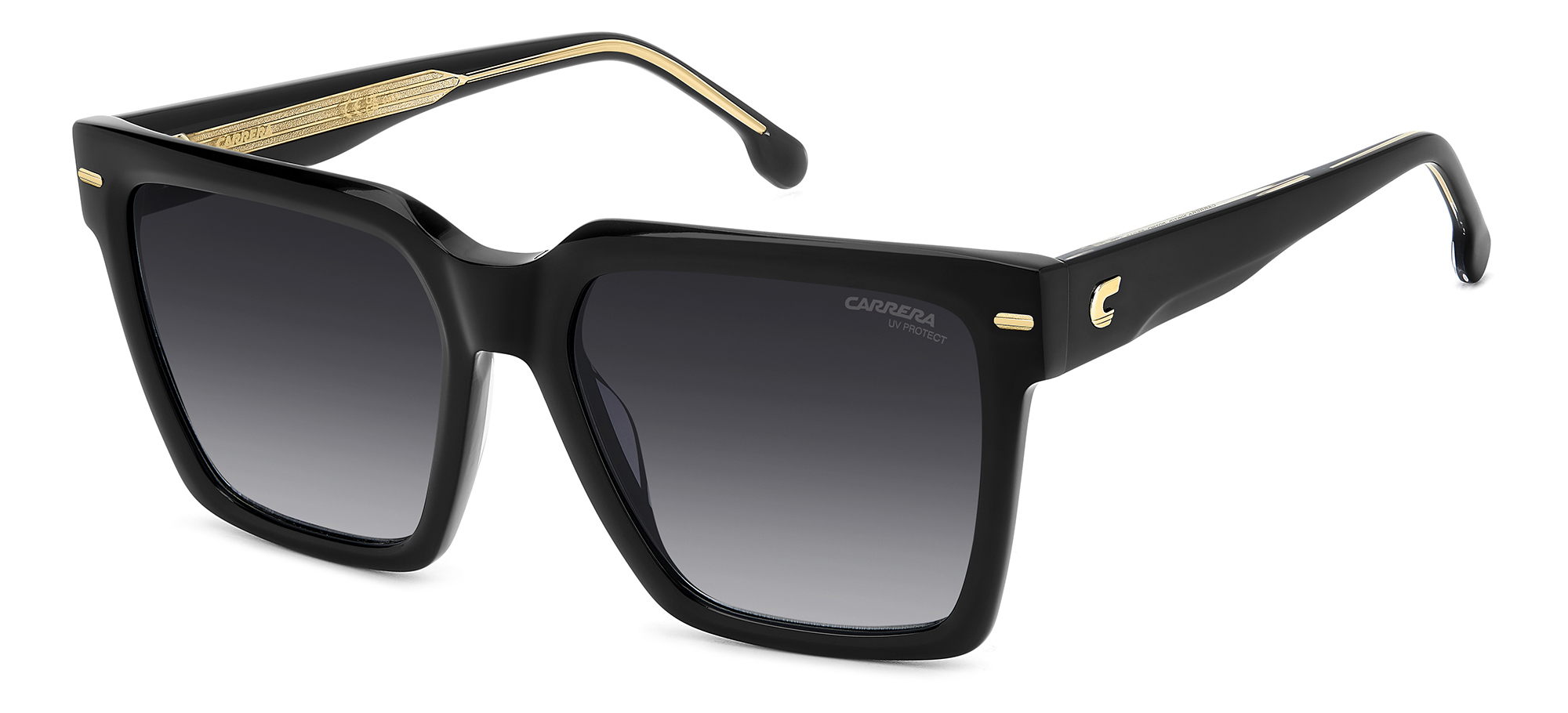 Lunettes de soleil Lunettes de Soleil CARRERA 3067/S Black/Dark Grey Shaded femme noir Carrera Lunettes de soleil Lunettes de Soleil CARRERA 3067/S Black/Dark Grey Shaded femme noir black