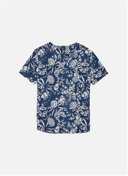 TBS Blouses Blouse JANIEMIS CACTUS femme bleu