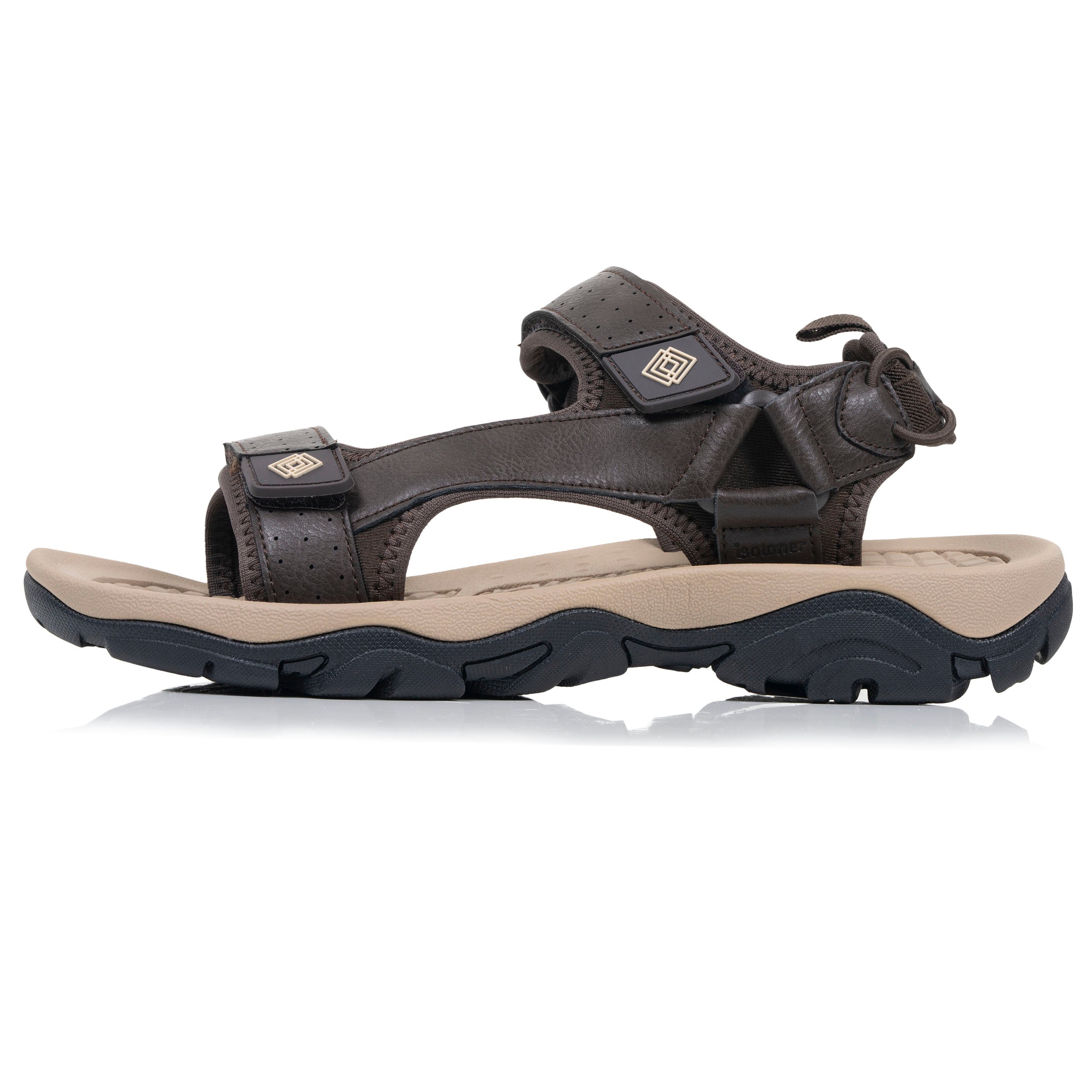 Sandales et mules Sandales Homme Sport Kaki homme marron Isotoner Sandales et mules Sandales Homme Sport Kaki homme marron Marron