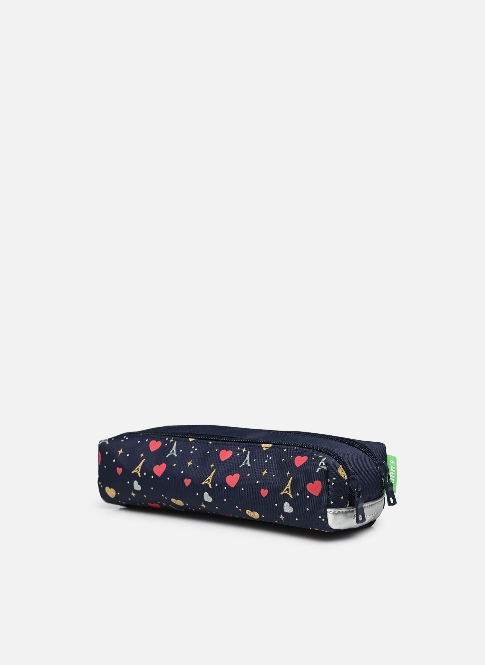 Schulmäppchen Trousse double Emilie mädchen blau Tann's Schulmäppchen Trousse double Emilie mädchen blau Bleu