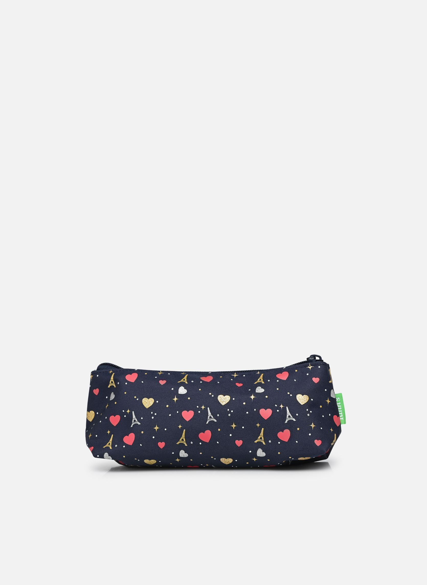 Schulmäppchen Trousse triangle Emilie mädchen blau Tann's Schulmäppchen Trousse triangle Emilie mädchen blau Bleu